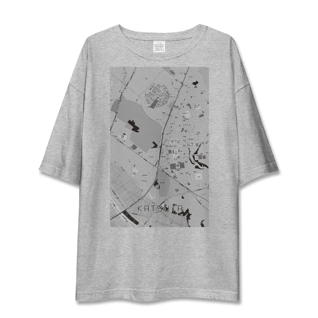 【勝田(茨城県)】地図柄ビッグシルエットTシャツ