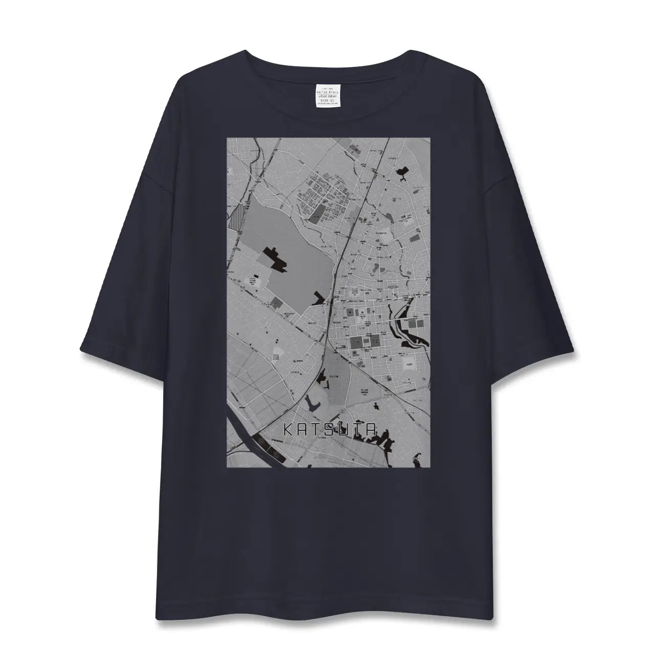 【勝田(茨城県)】地図柄ビッグシルエットTシャツ