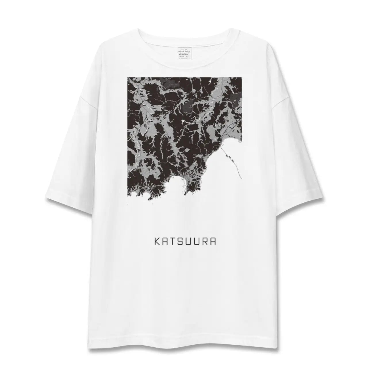 【勝浦(千葉県)】地図柄ビッグシルエットTシャツ