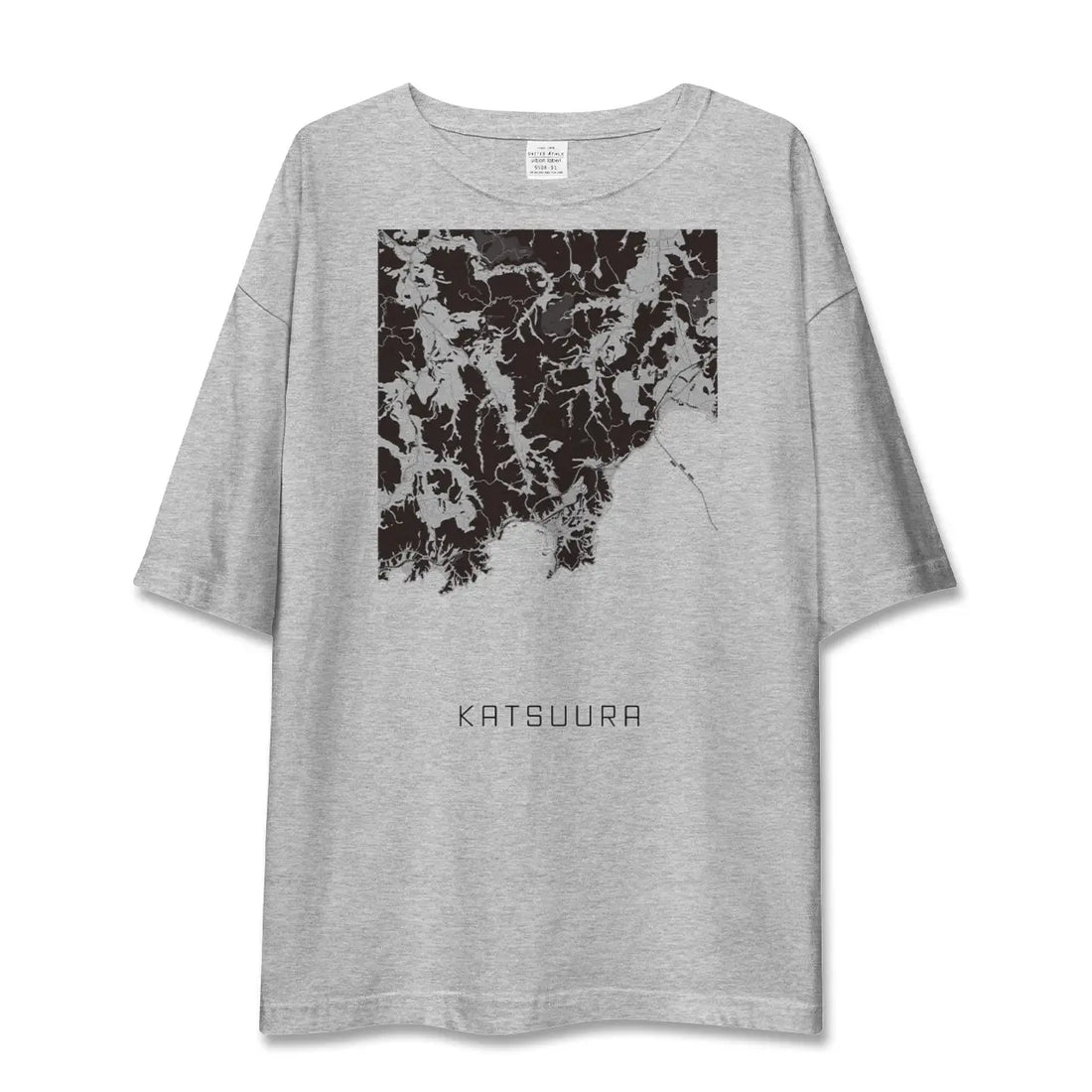 【勝浦(千葉県)】地図柄ビッグシルエットTシャツ