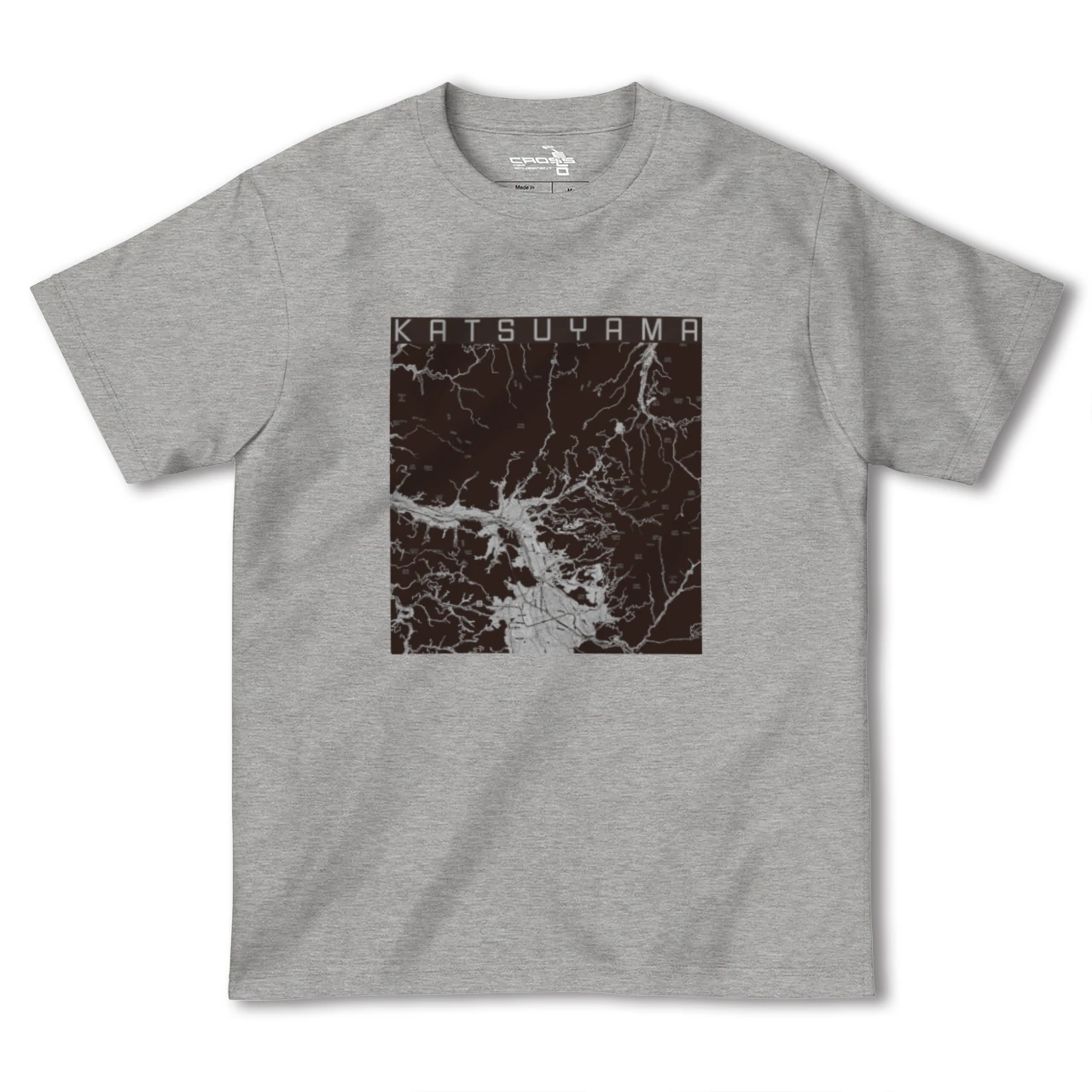 【勝山(福井県)】地図柄ヘビーウェイトTシャツ