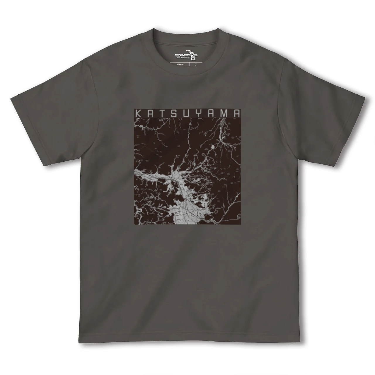 【勝山(福井県)】地図柄ヘビーウェイトTシャツ