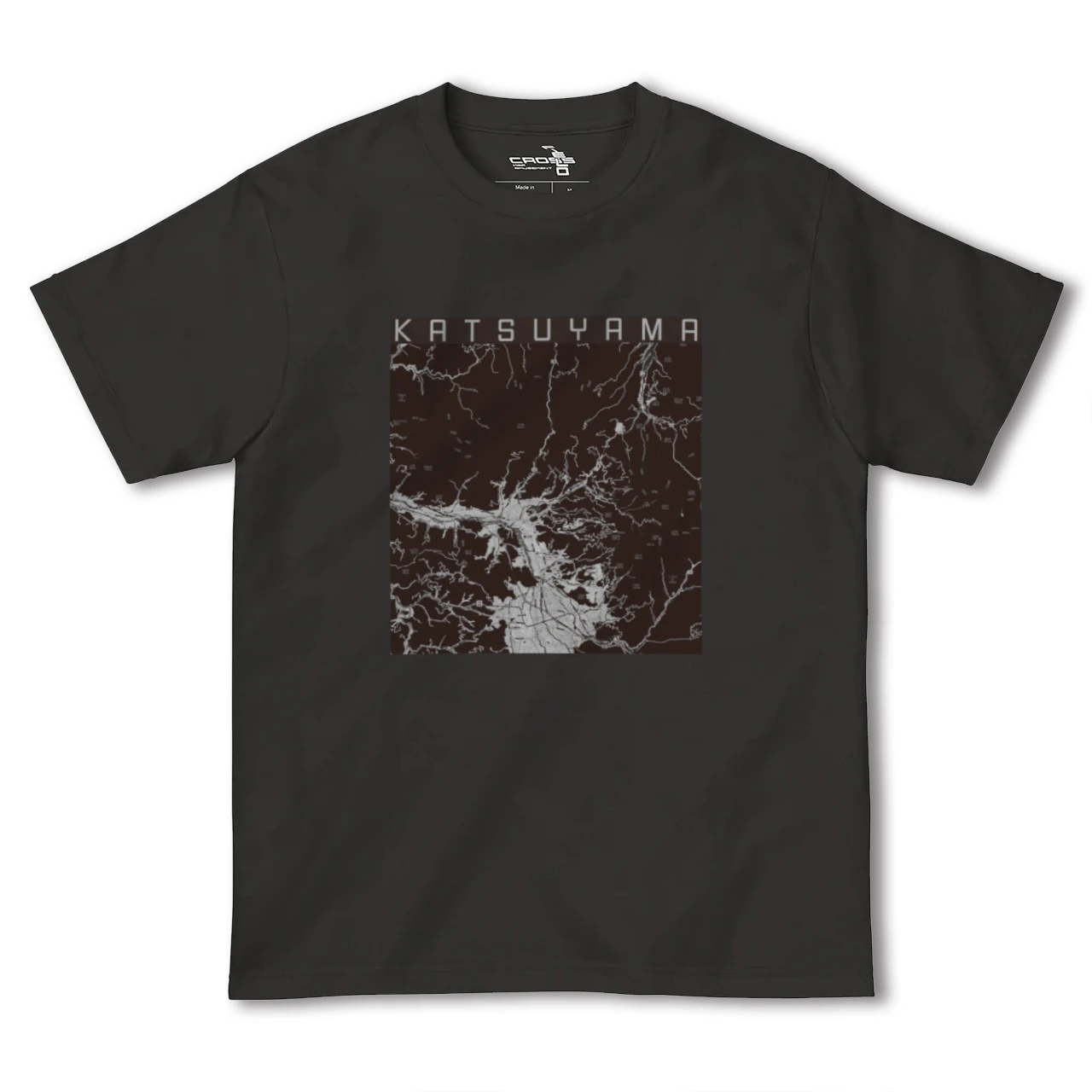 【勝山(福井県)】地図柄ヘビーウェイトTシャツ
