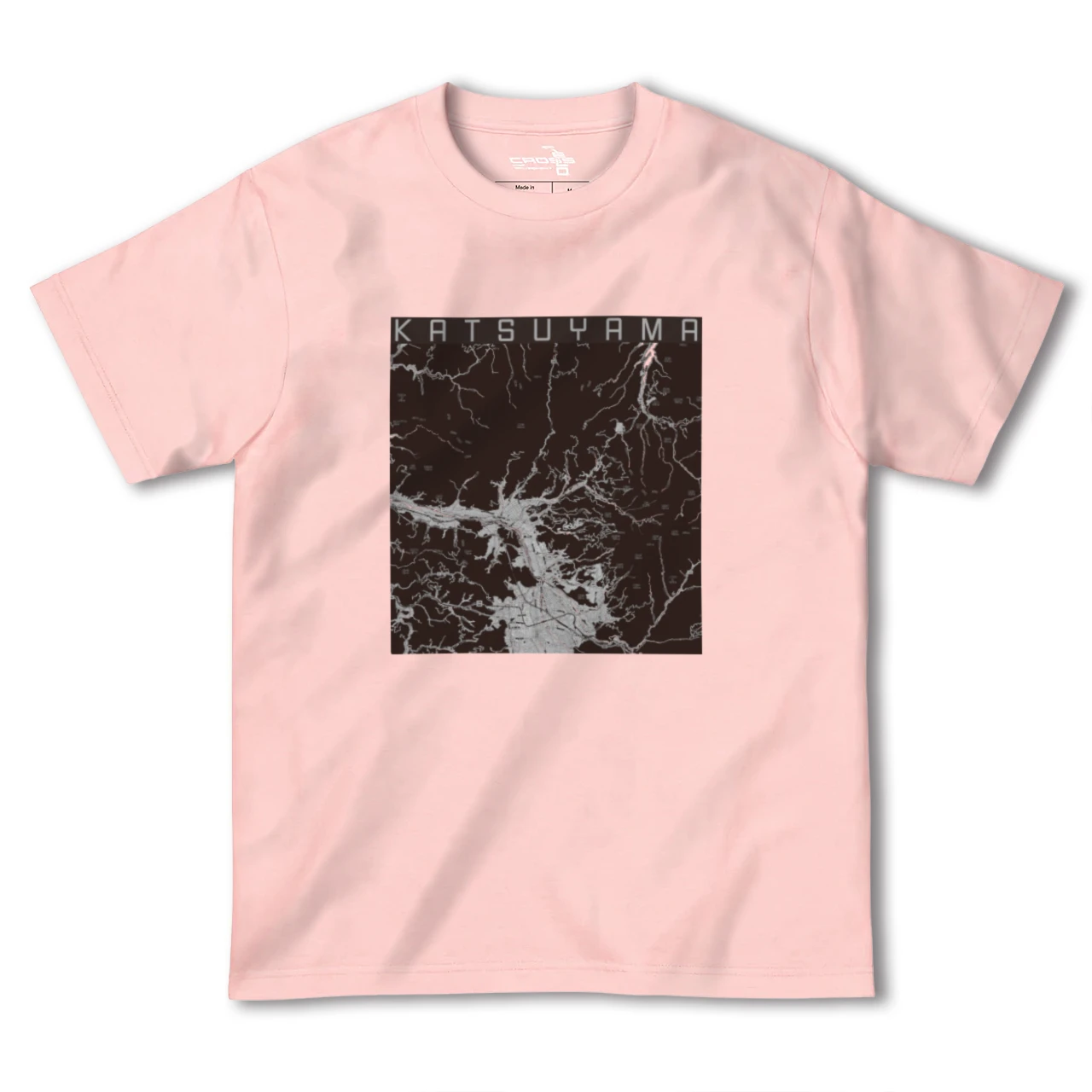 【勝山(福井県)】地図柄ヘビーウェイトTシャツ