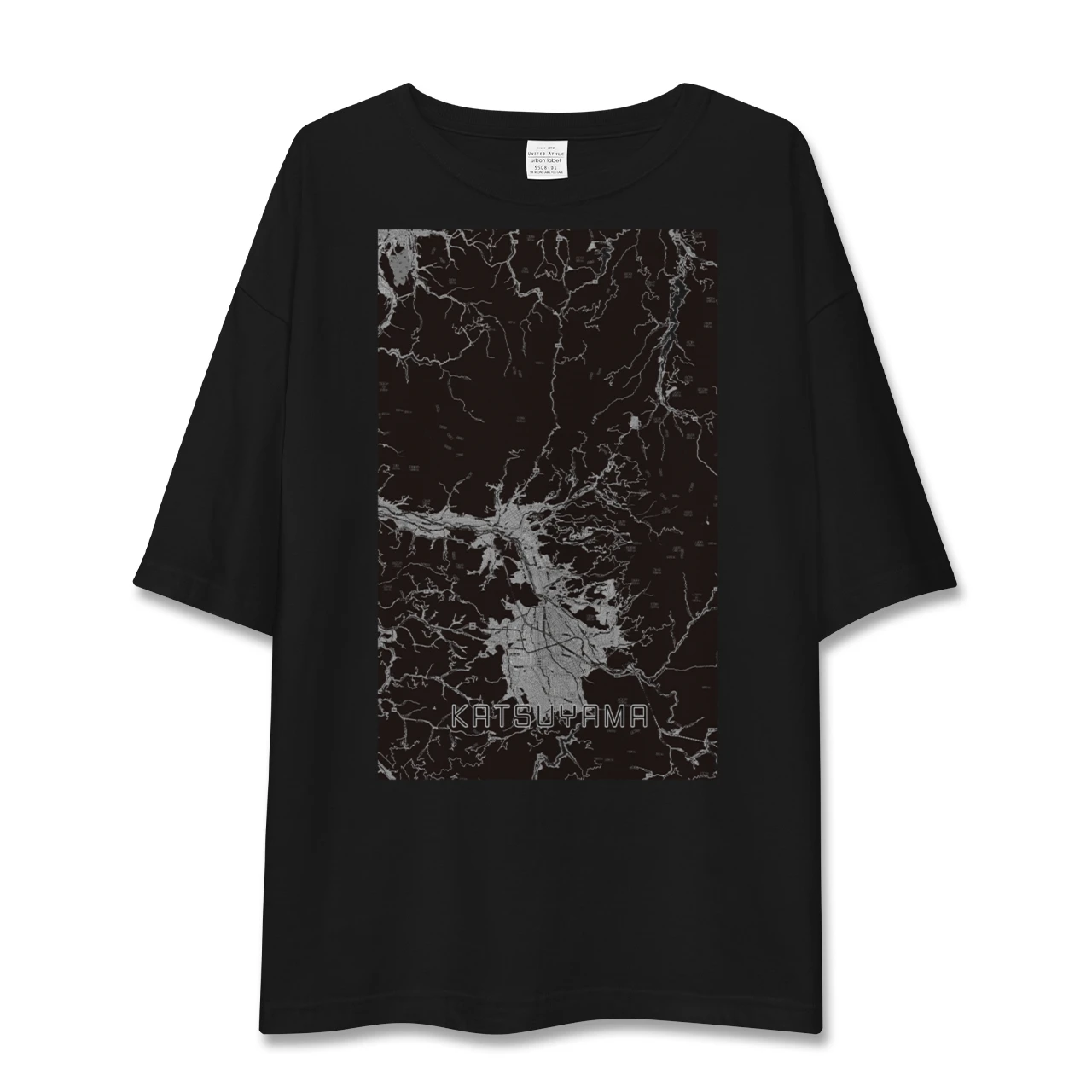 【勝山(福井県)】地図柄ビッグシルエットTシャツ