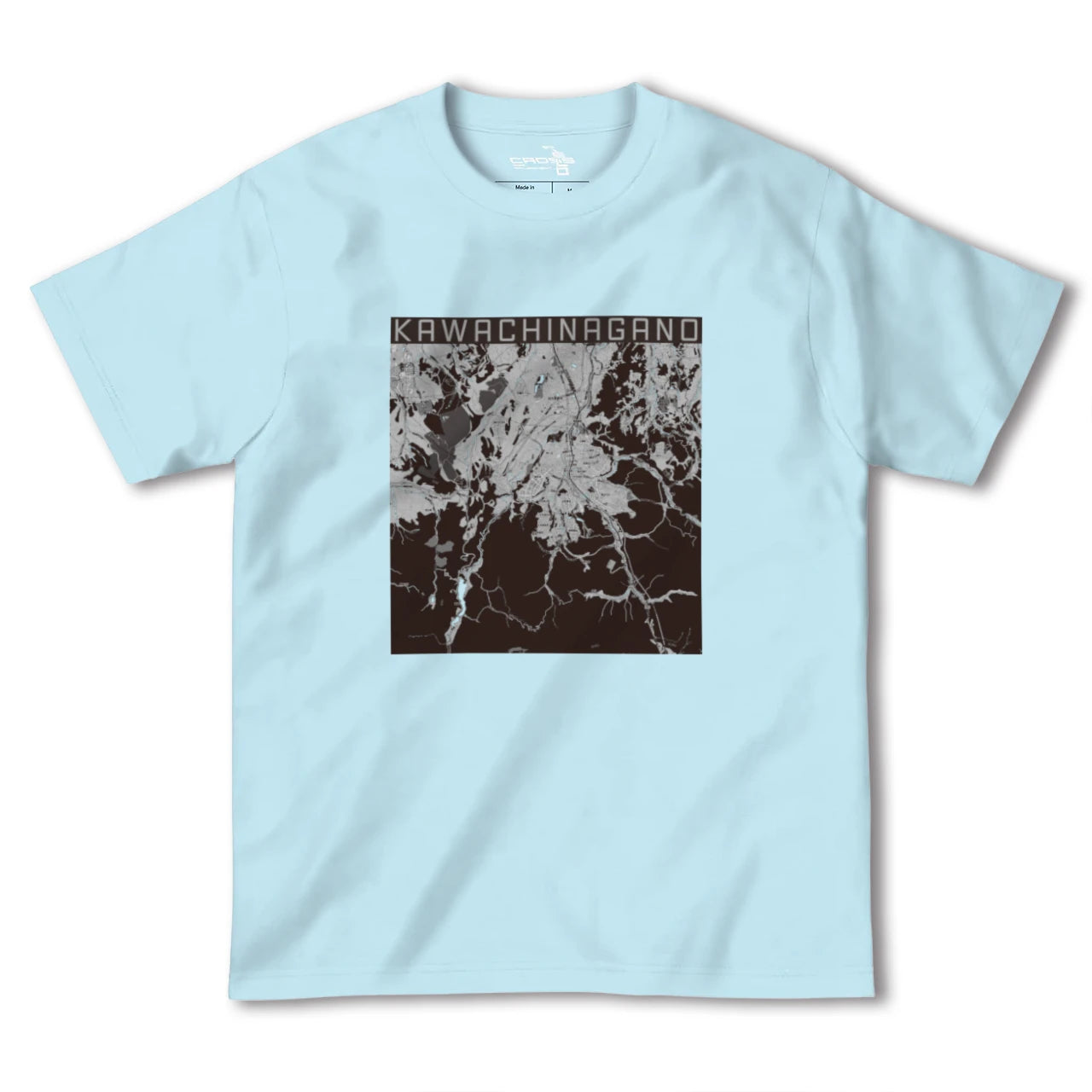 【河内長野(大阪府)】地図柄ヘビーウェイトTシャツ