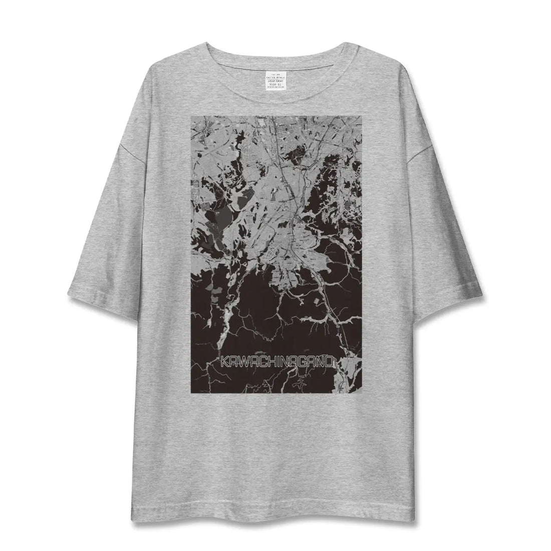 【河内長野(大阪府)】地図柄ビッグシルエットTシャツ