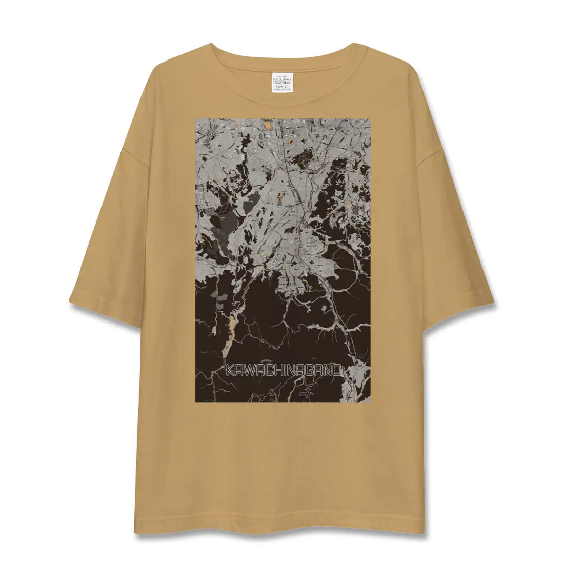 【河内長野(大阪府)】地図柄ビッグシルエットTシャツ