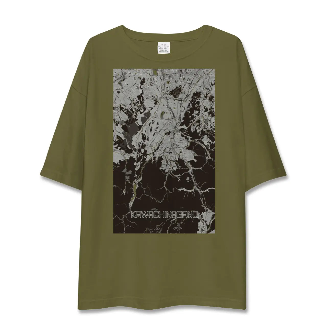 【河内長野(大阪府)】地図柄ビッグシルエットTシャツ
