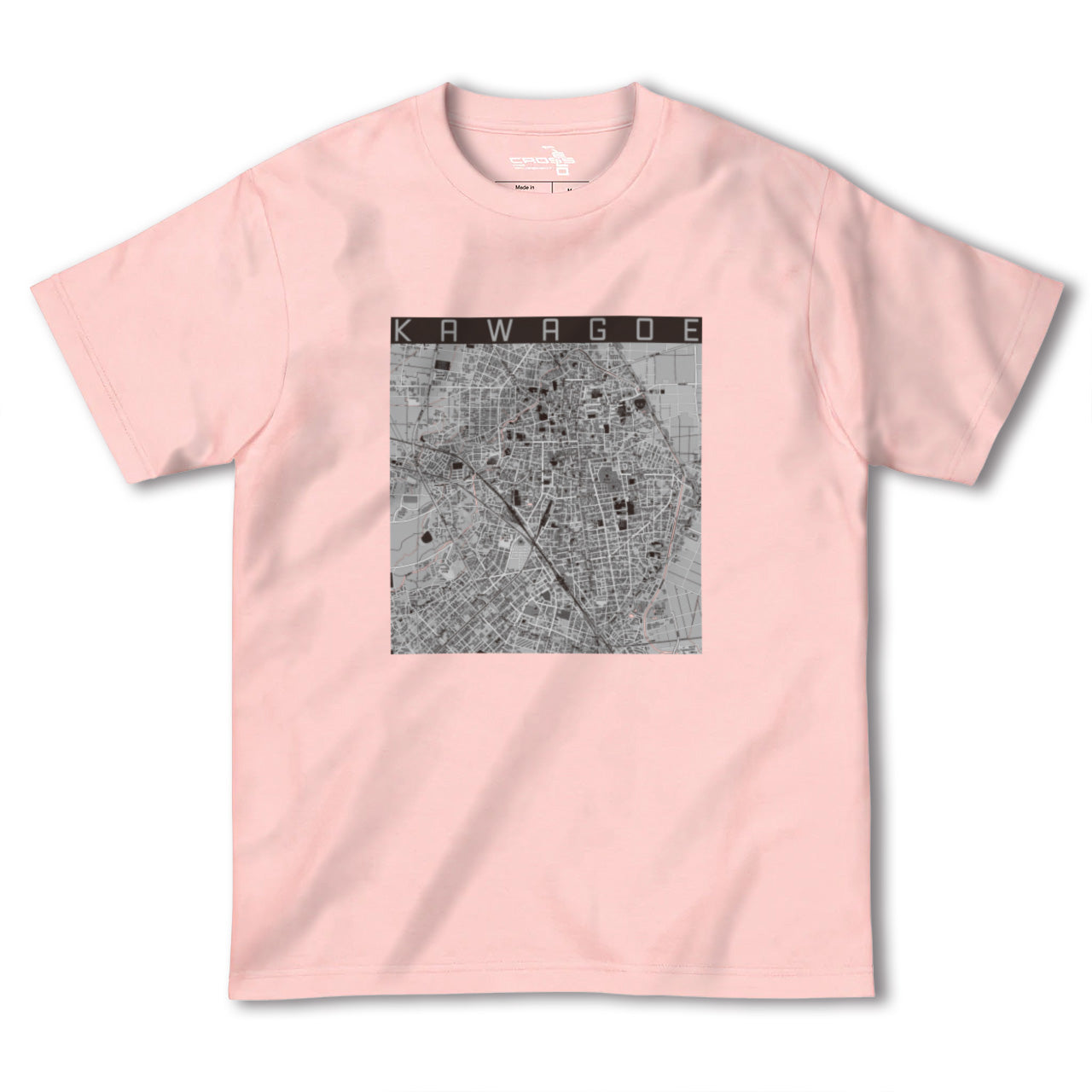 【川越(埼玉県)】地図柄ヘビーウェイトTシャツ