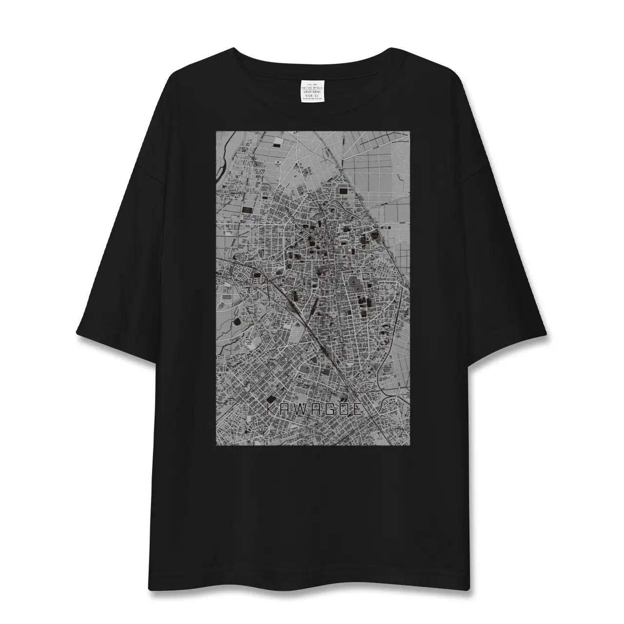 【川越(埼玉県)】地図柄ビッグシルエットTシャツ