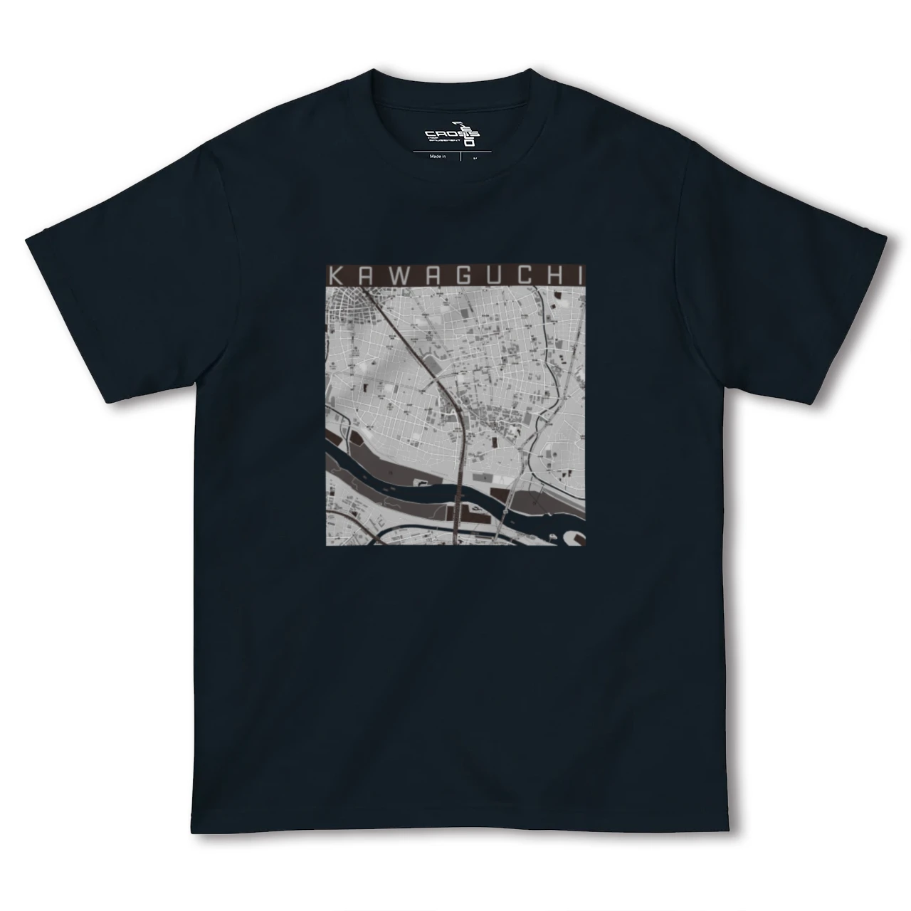 【川口(埼玉県)】地図柄ヘビーウェイトTシャツ