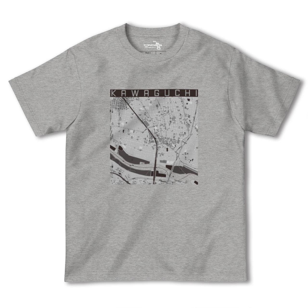 【川口(埼玉県)】地図柄ヘビーウェイトTシャツ