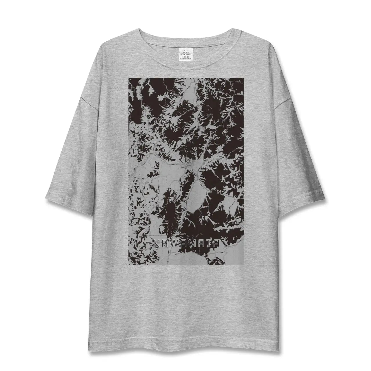 【川俣(福島県)】地図柄ビッグシルエットTシャツ