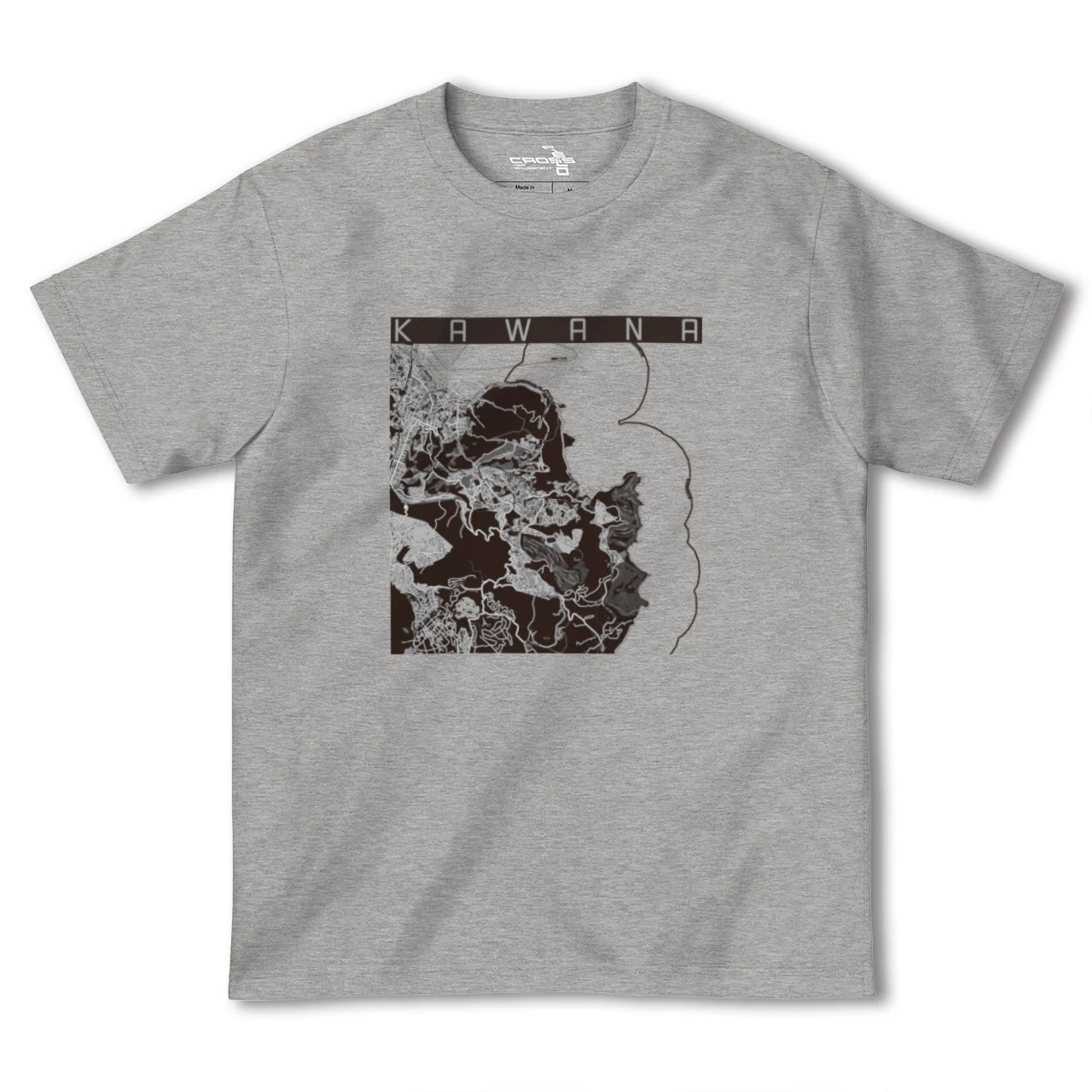 【川奈(静岡県)】地図柄ヘビーウェイトTシャツ