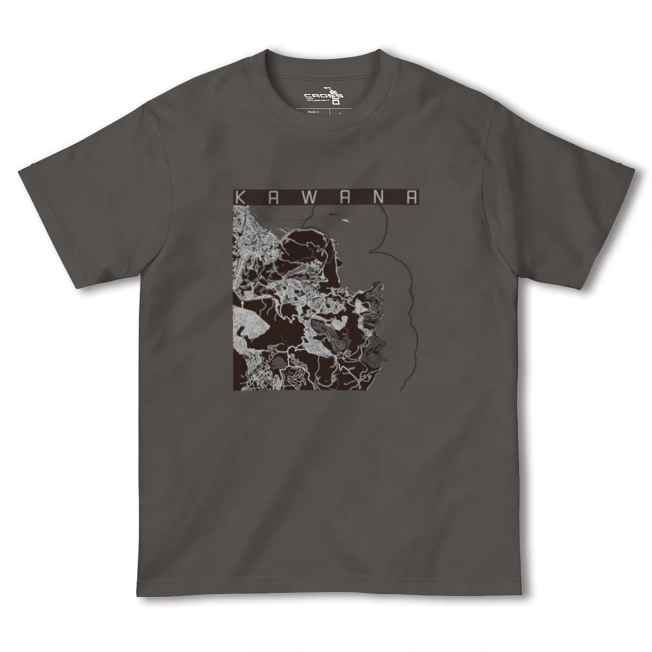 【川奈(静岡県)】地図柄ヘビーウェイトTシャツ