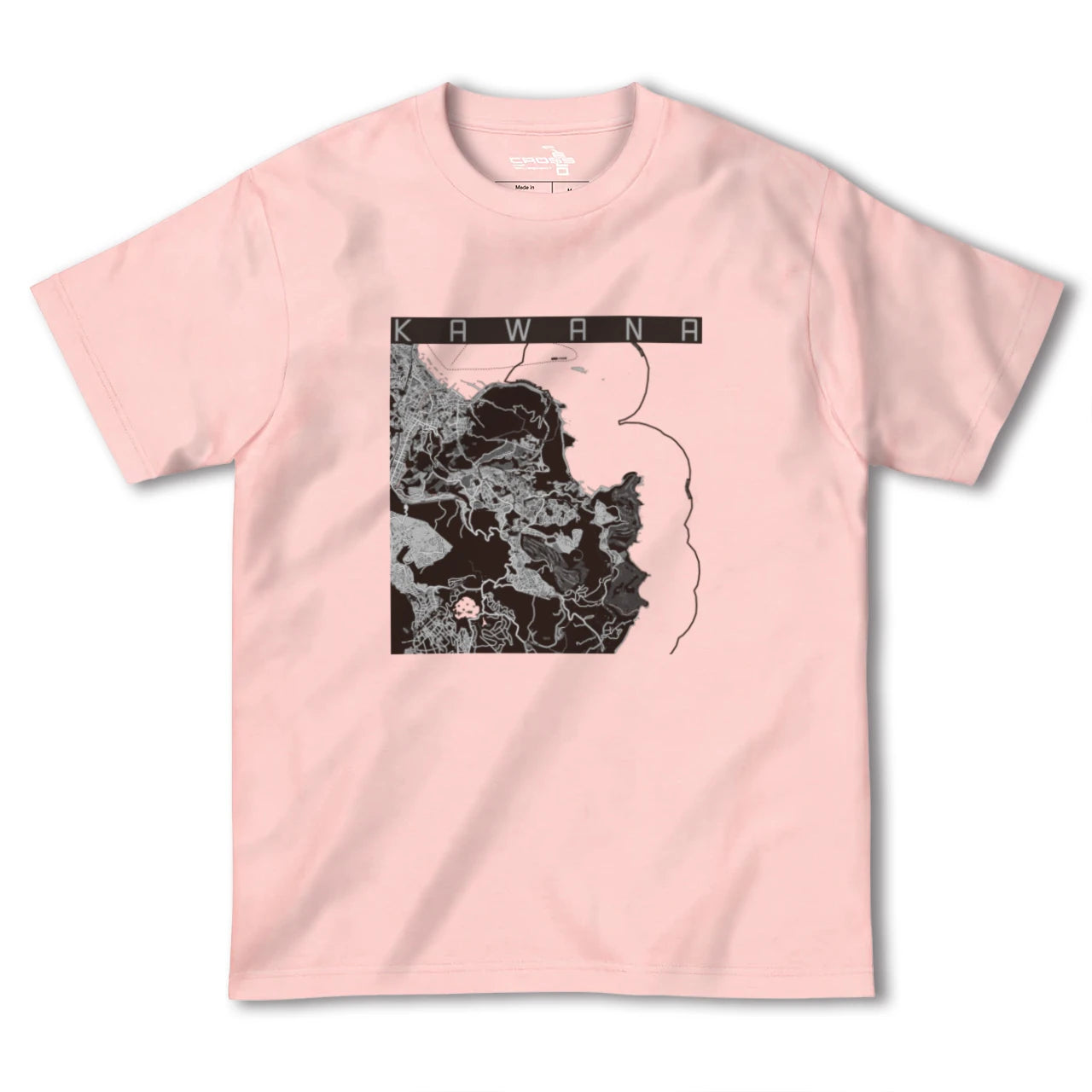 【川奈(静岡県)】地図柄ヘビーウェイトTシャツ