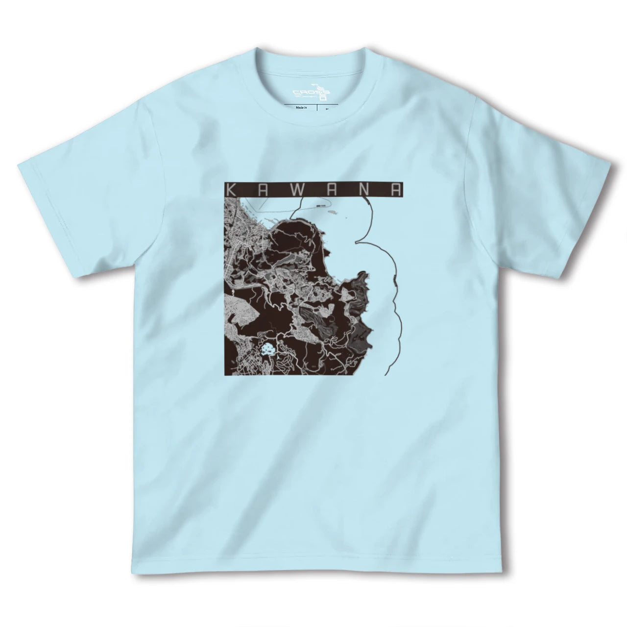 【川奈(静岡県)】地図柄ヘビーウェイトTシャツ