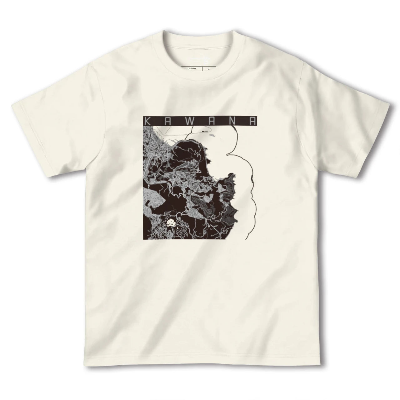 【川奈(静岡県)】地図柄ヘビーウェイトTシャツ