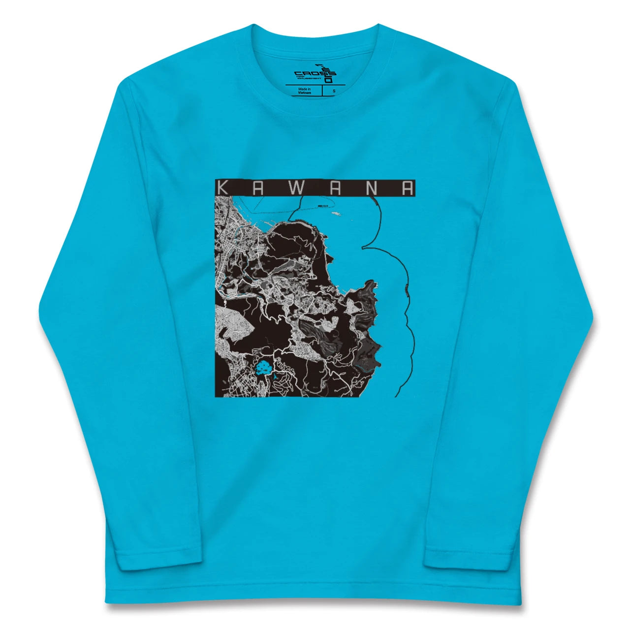 【川奈(静岡県)】地図柄ロングスリーブTシャツ