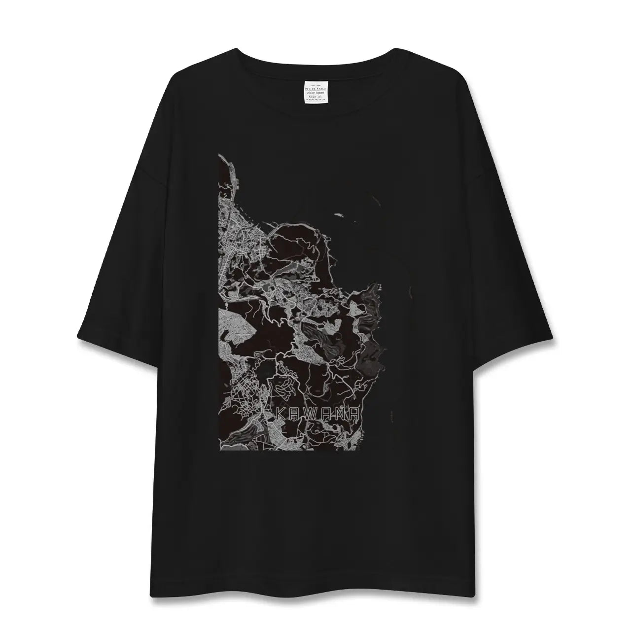 【川奈(静岡県)】地図柄ビッグシルエットTシャツ
