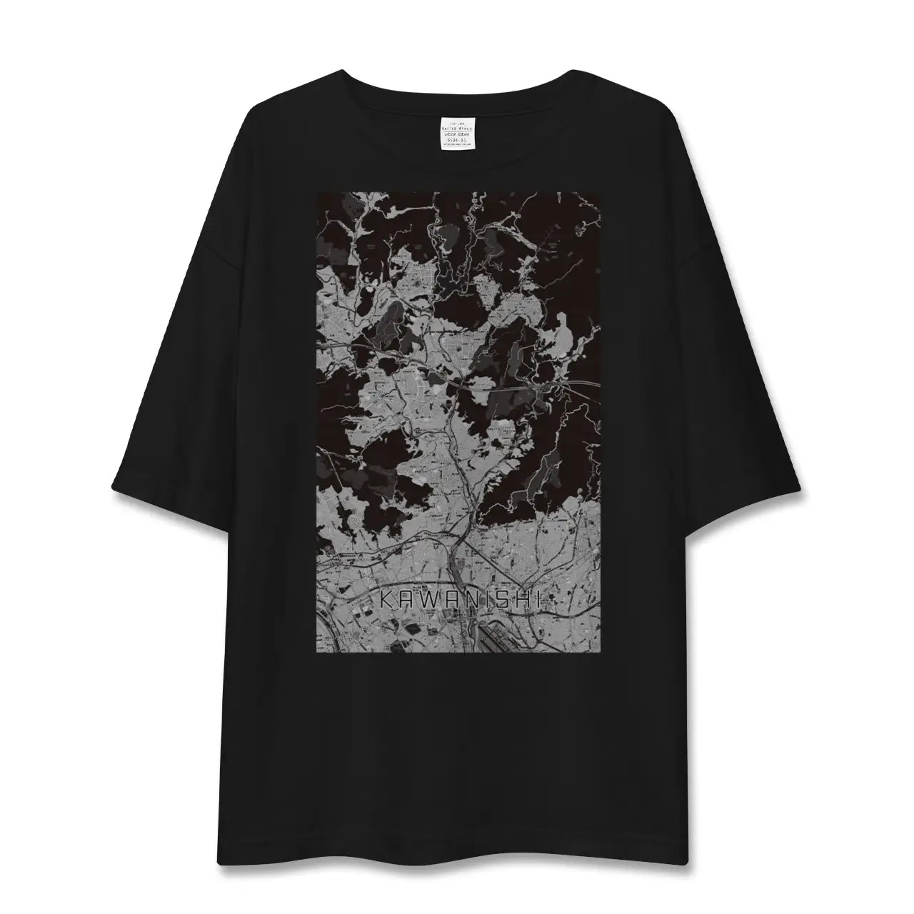 【川西(兵庫県)】地図柄ビッグシルエットTシャツ