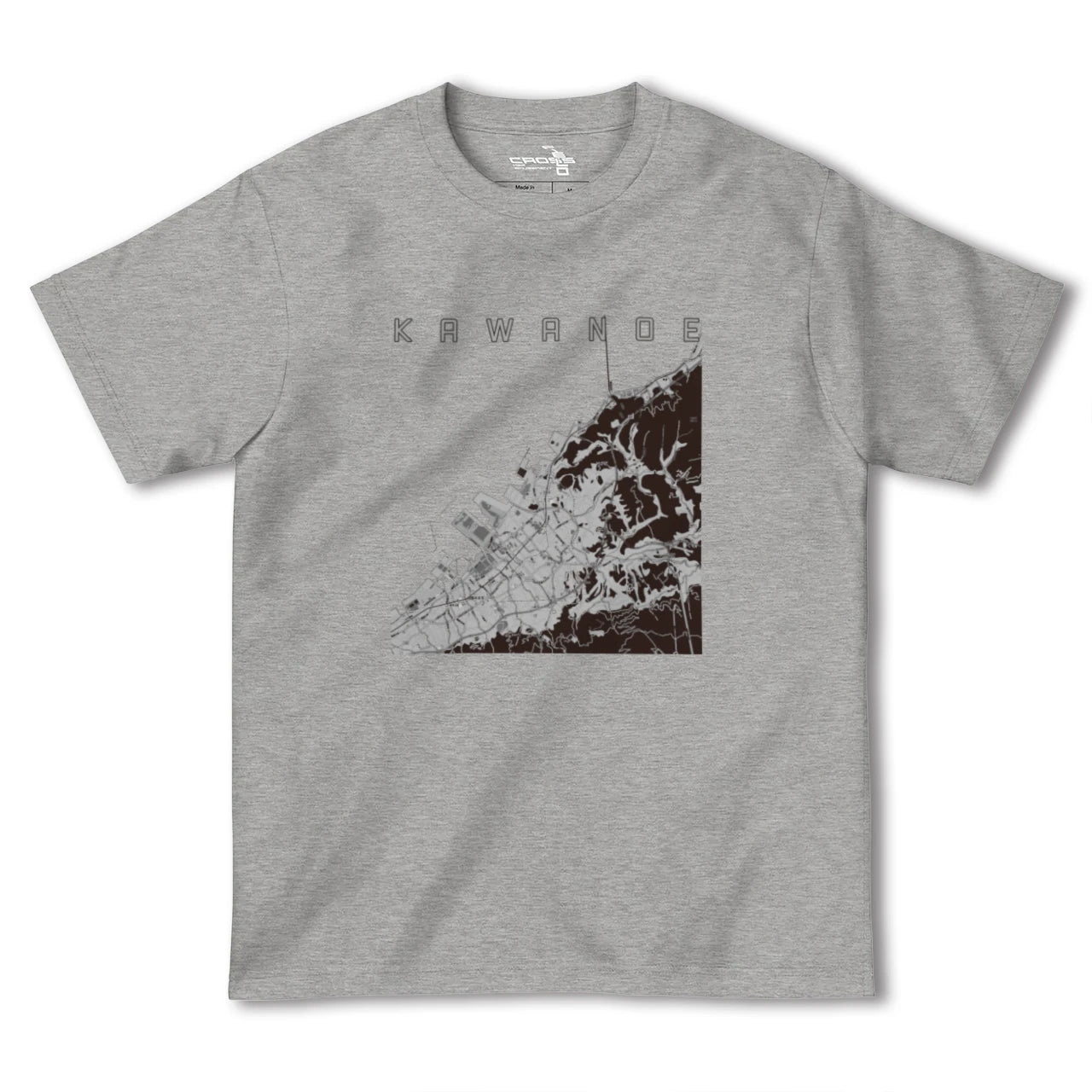 【川之江(愛媛県)】地図柄ヘビーウェイトTシャツ