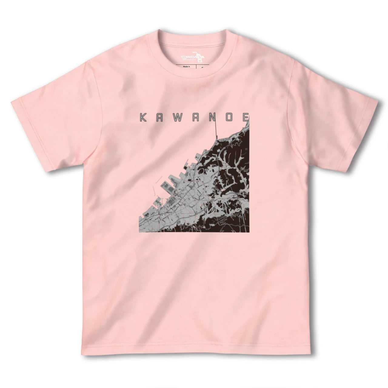 【川之江(愛媛県)】地図柄ヘビーウェイトTシャツ