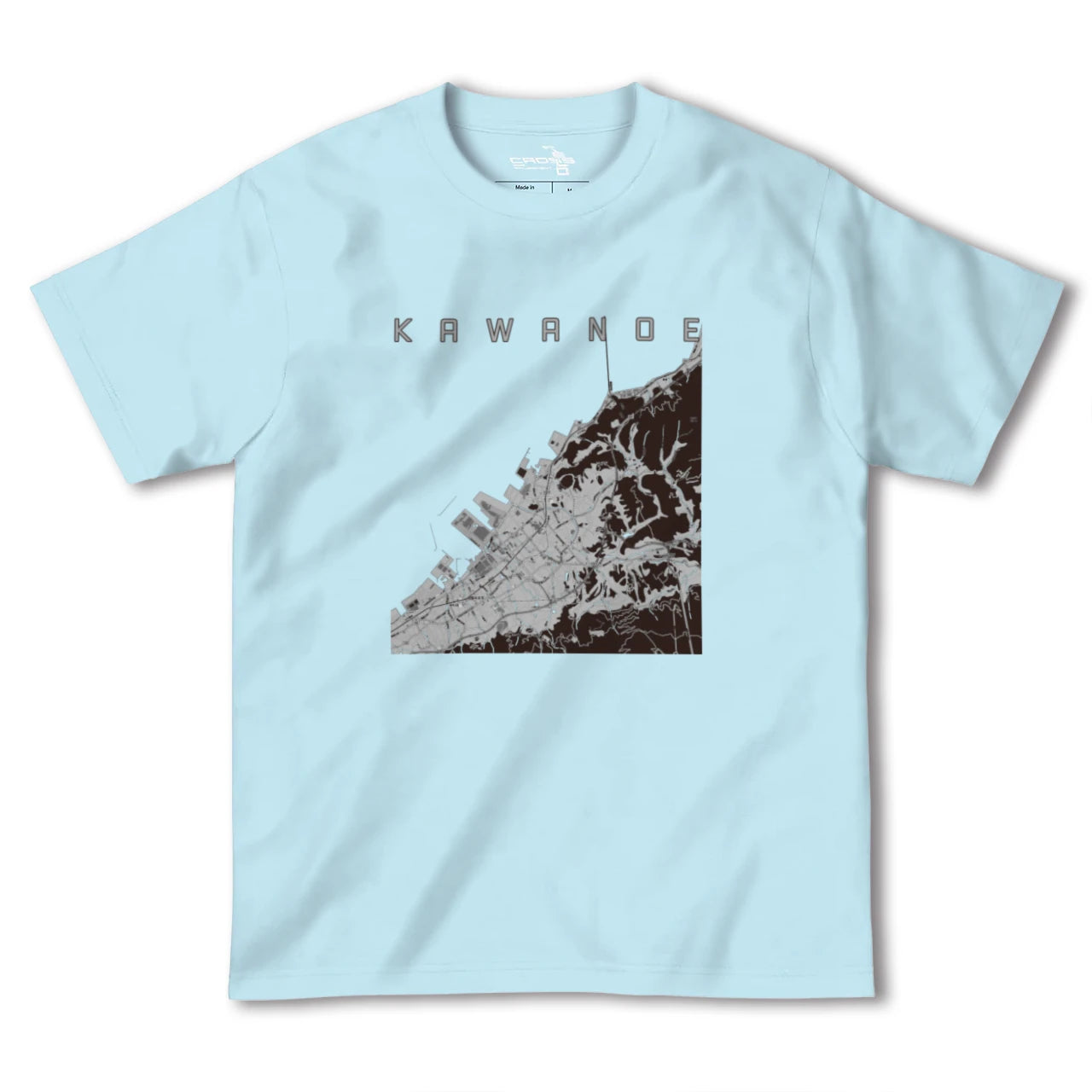 【川之江(愛媛県)】地図柄ヘビーウェイトTシャツ