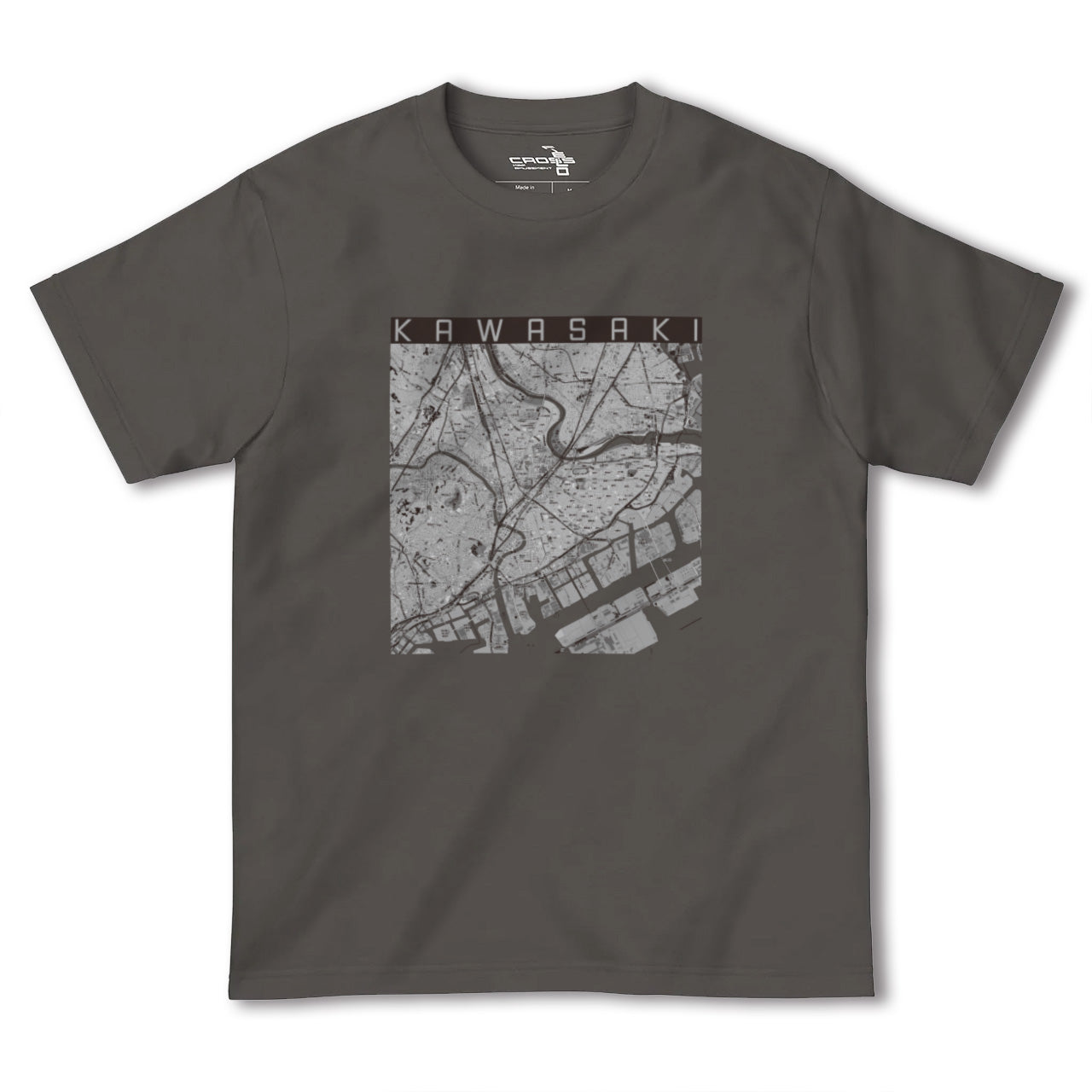 【川崎(神奈川県)】地図柄ヘビーウェイトTシャツ