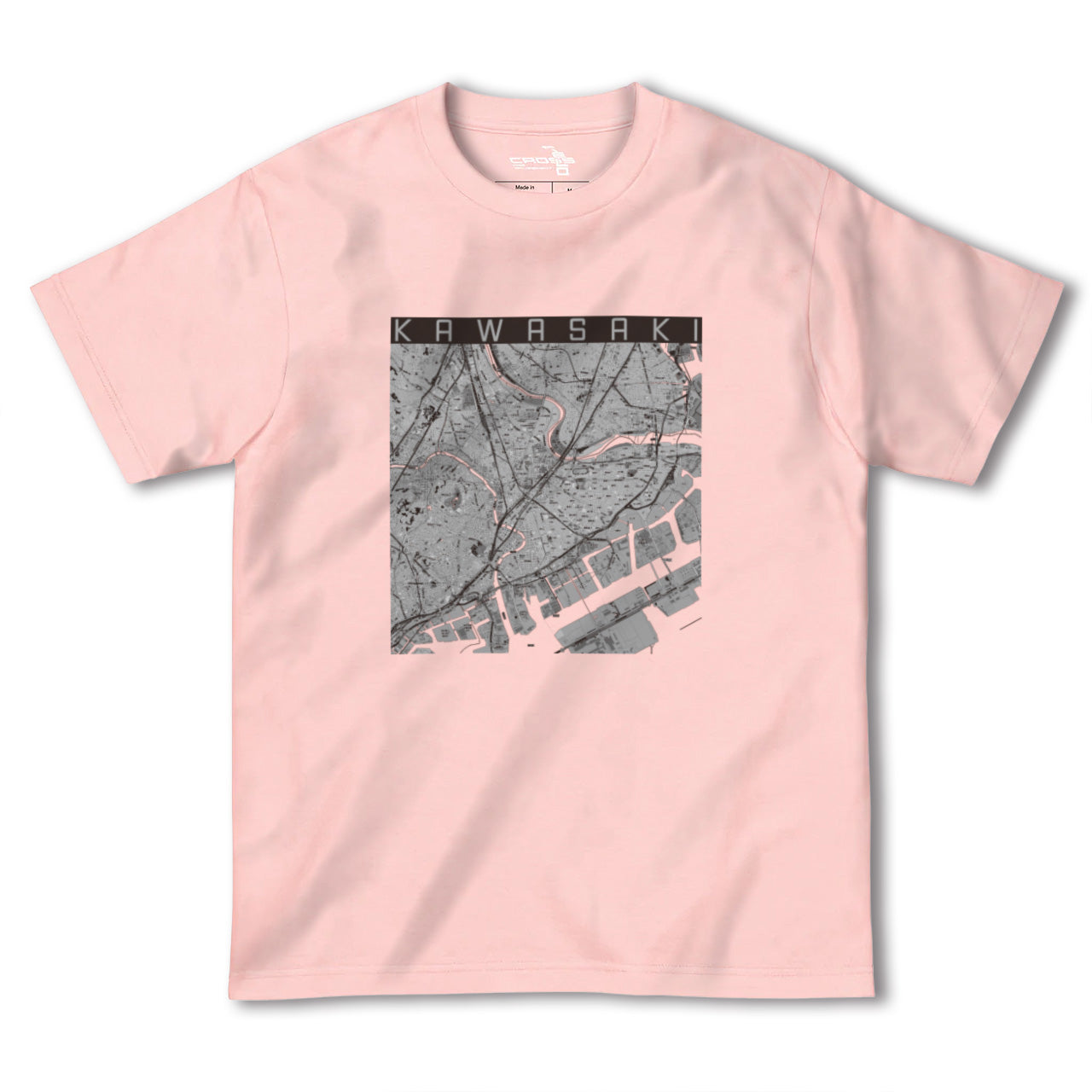 【川崎(神奈川県)】地図柄ヘビーウェイトTシャツ