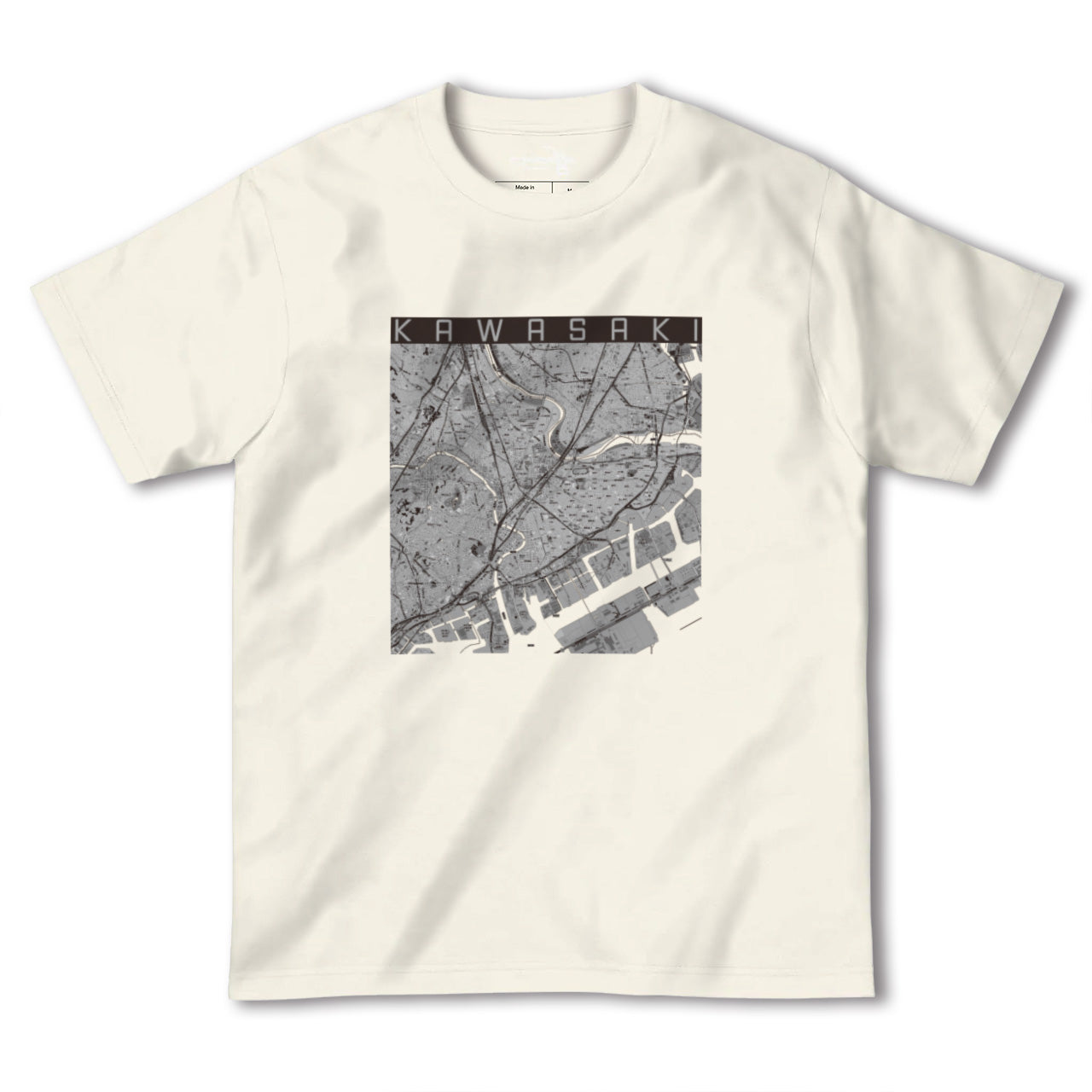 【川崎(神奈川県)】地図柄ヘビーウェイトTシャツ