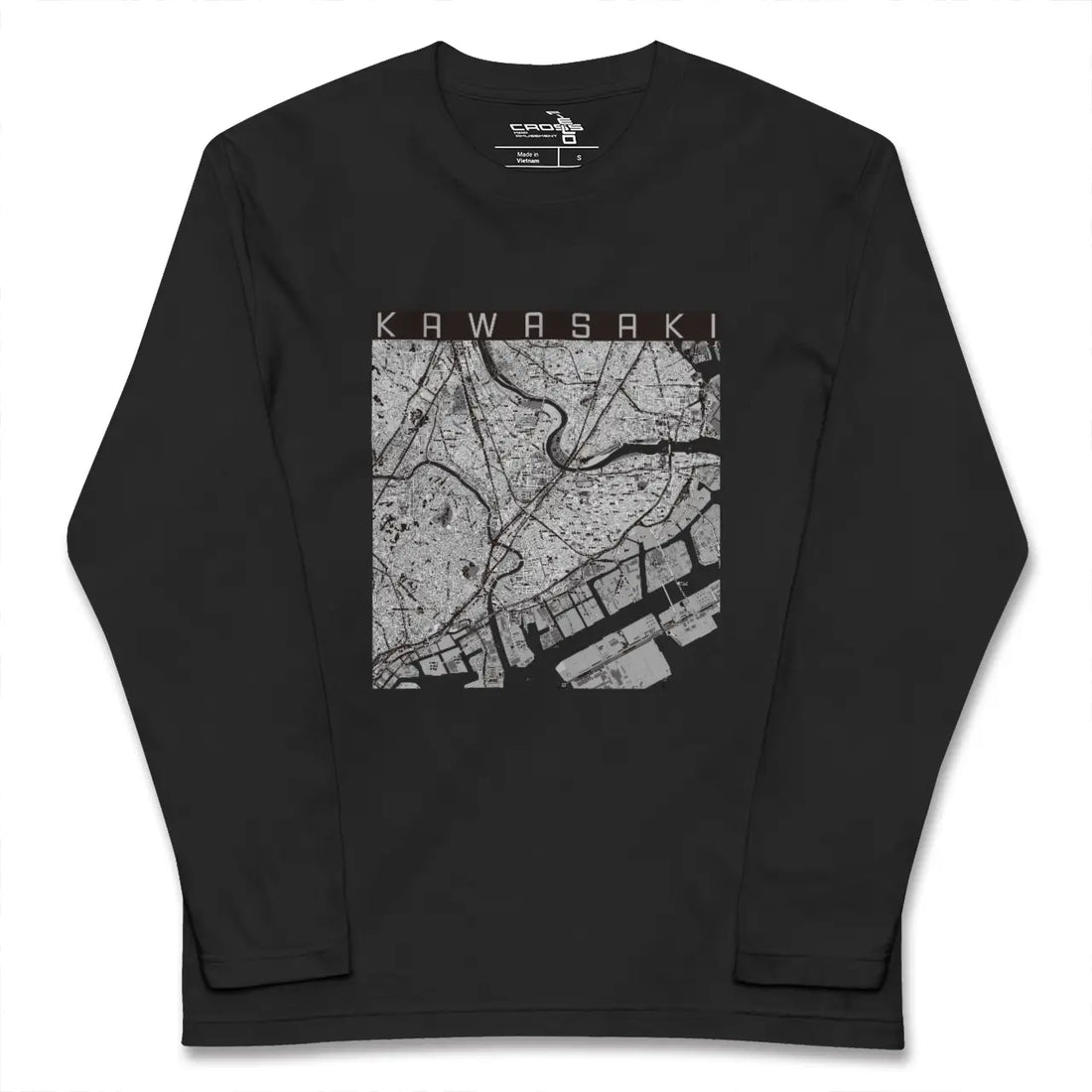 【川崎(神奈川県)】地図柄ロングスリーブTシャツ