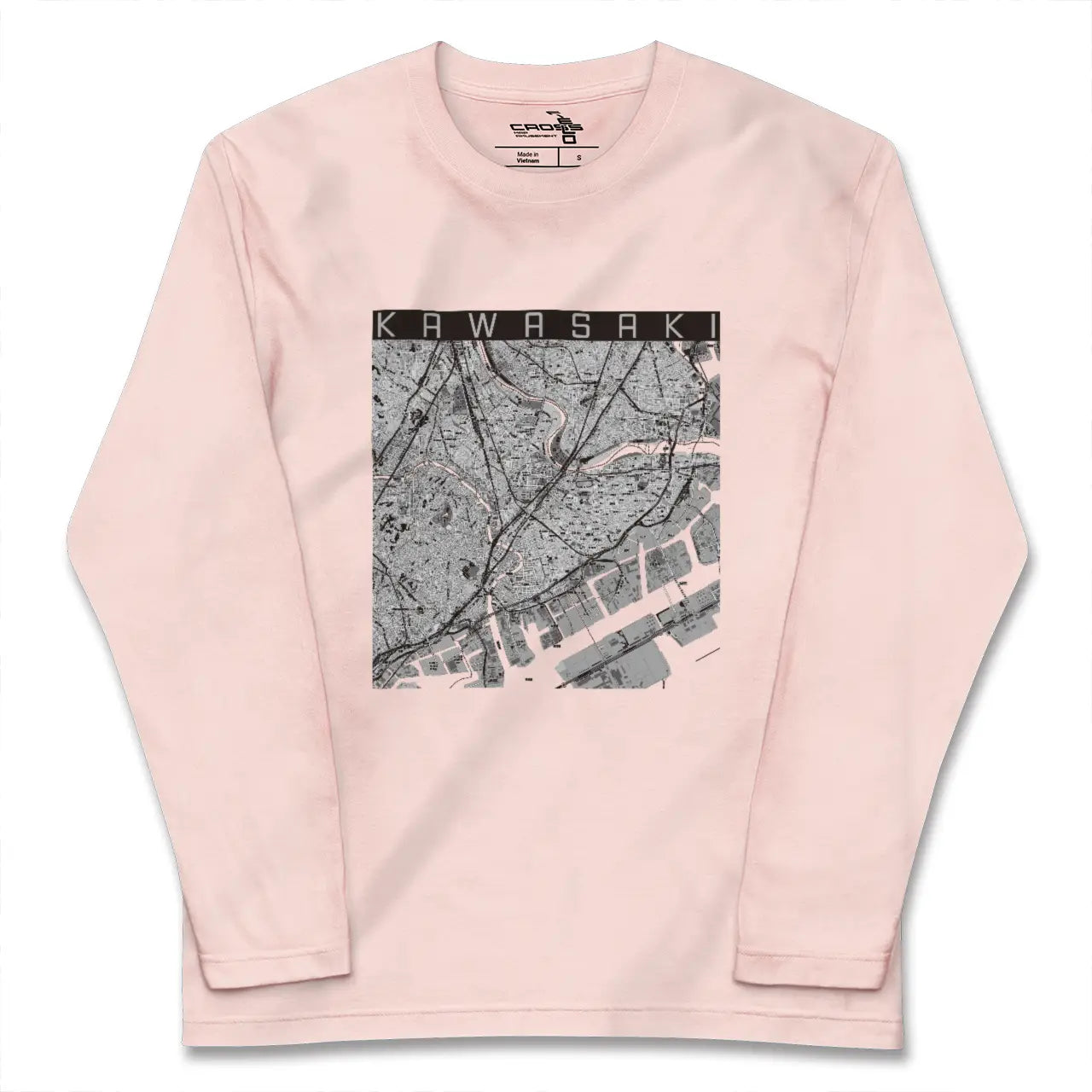 【川崎(神奈川県)】地図柄ロングスリーブTシャツ