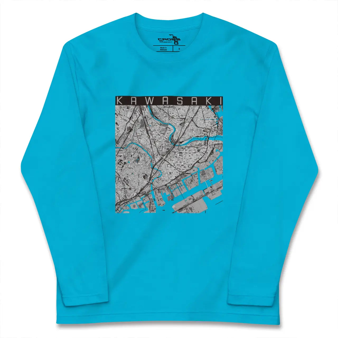 【川崎(神奈川県)】地図柄ロングスリーブTシャツ
