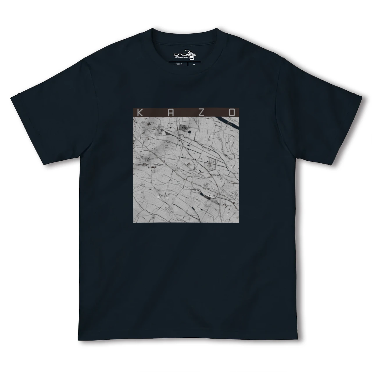 【加須(埼玉県)】地図柄ヘビーウェイトTシャツ