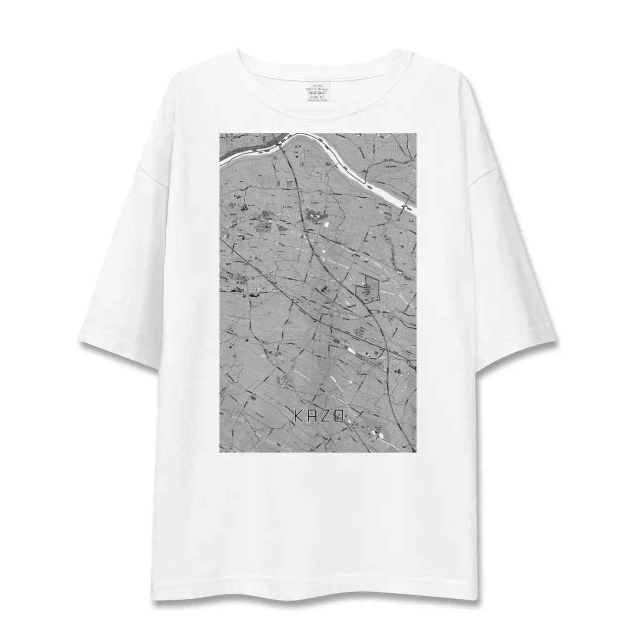 【加須(埼玉県)】地図柄ビッグシルエットTシャツ