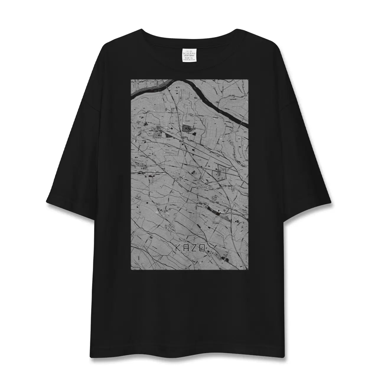 【加須(埼玉県)】地図柄ビッグシルエットTシャツ