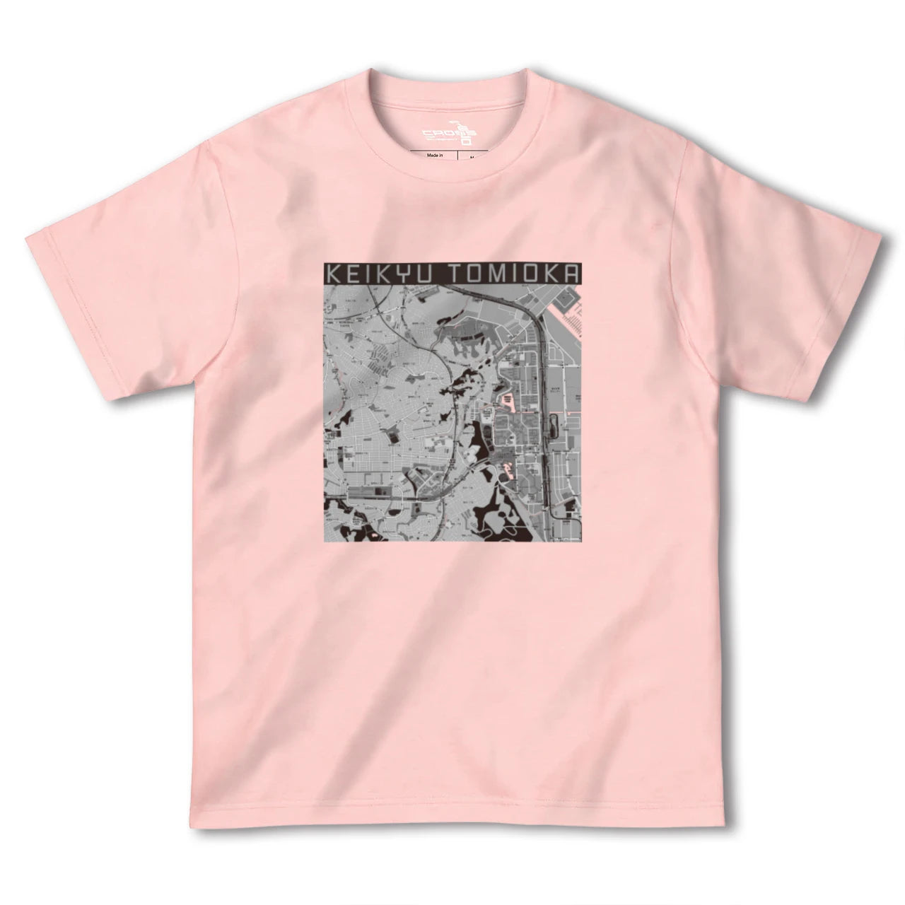 【京急富岡(神奈川県)】地図柄ヘビーウェイトTシャツ