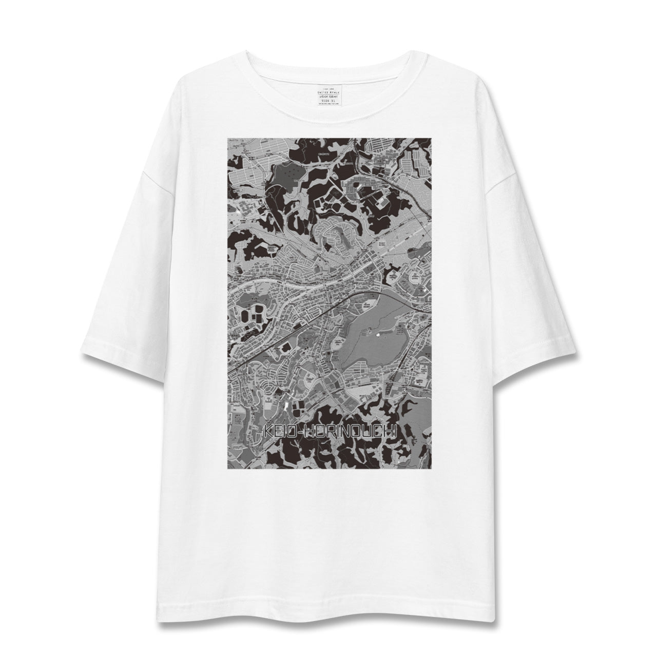 【京王堀之内(東京都)】地図柄ビッグシルエットTシャツ