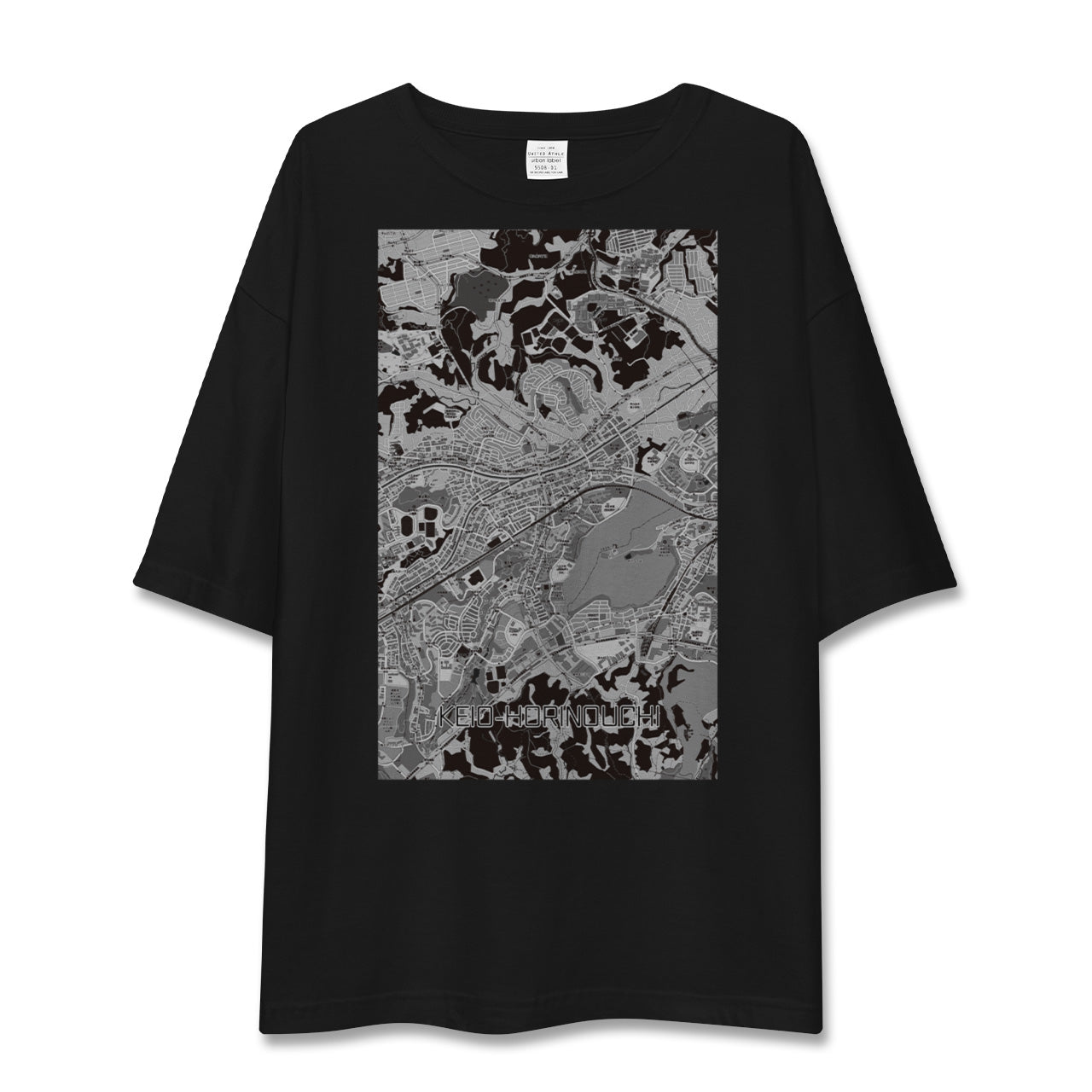 【京王堀之内(東京都)】地図柄ビッグシルエットTシャツ