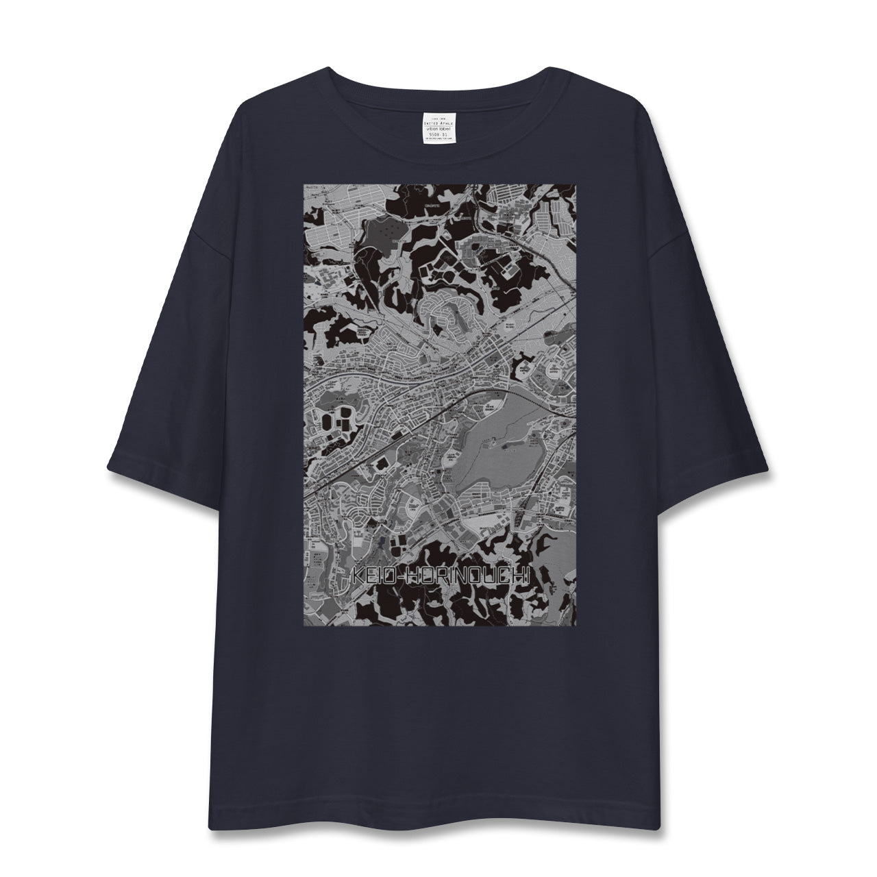 【京王堀之内(東京都)】地図柄ビッグシルエットTシャツ