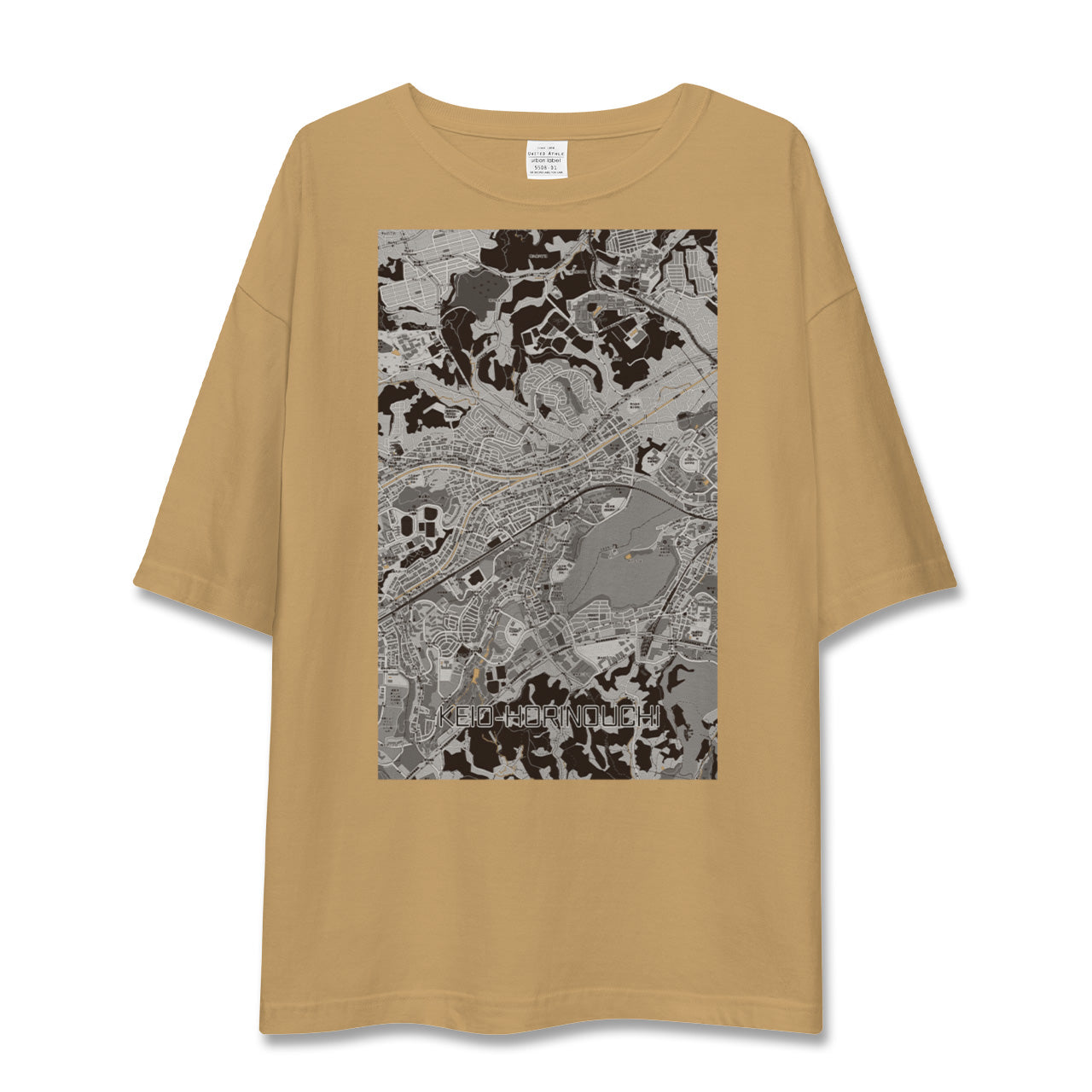 【京王堀之内(東京都)】地図柄ビッグシルエットTシャツ