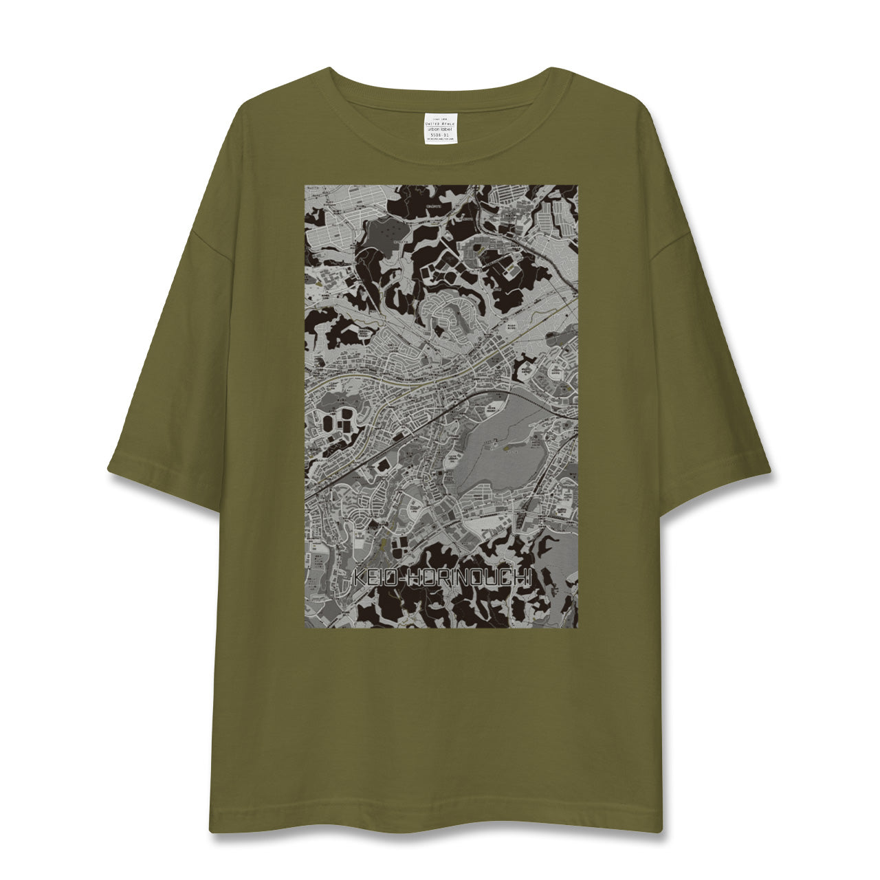 【京王堀之内(東京都)】地図柄ビッグシルエットTシャツ