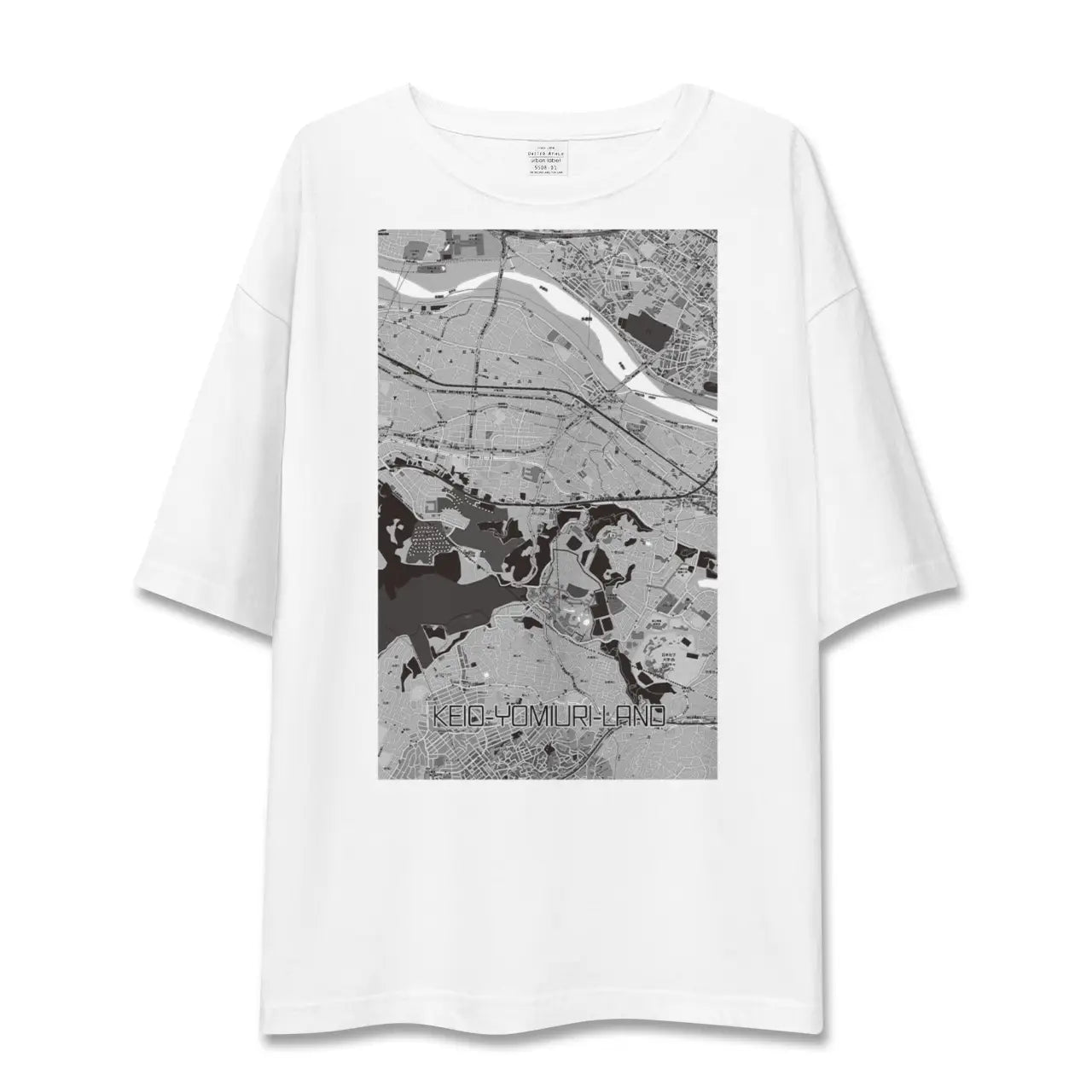 【京王よみうりランド(東京都)】地図柄ビッグシルエットTシャツ