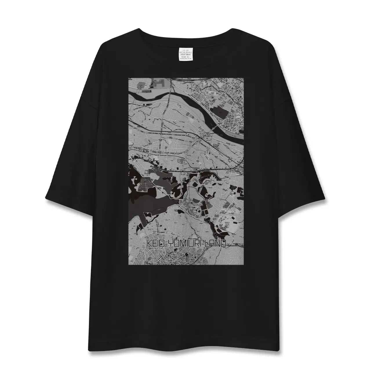 【京王よみうりランド(東京都)】地図柄ビッグシルエットTシャツ