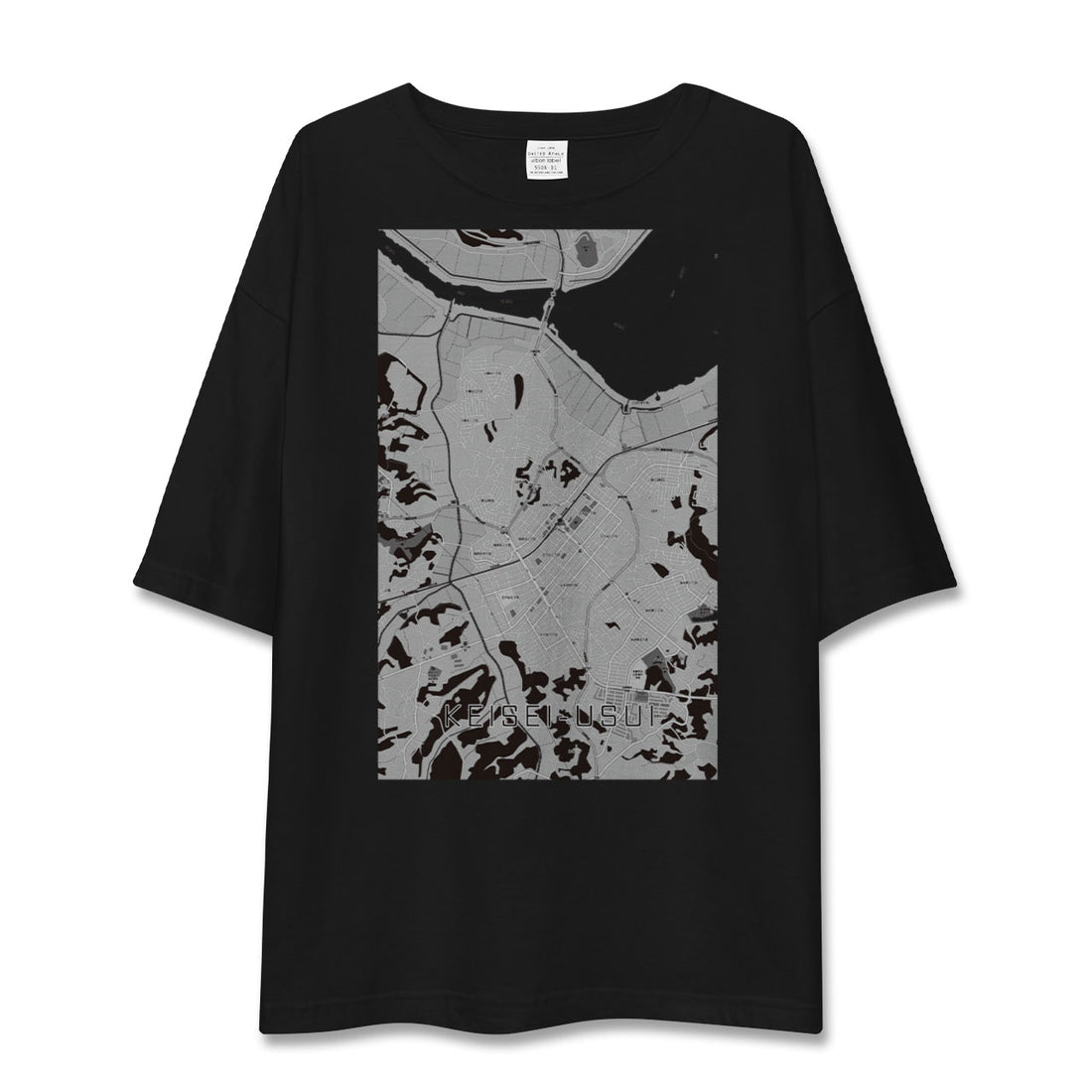 【京成臼井(千葉県)】地図柄ビッグシルエットTシャツ