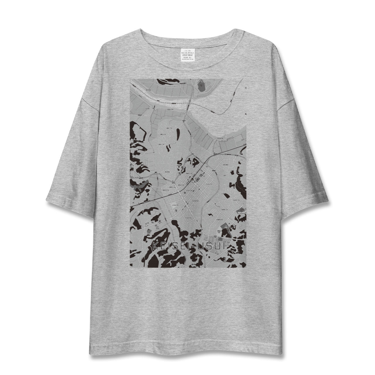 【京成臼井(千葉県)】地図柄ビッグシルエットTシャツ