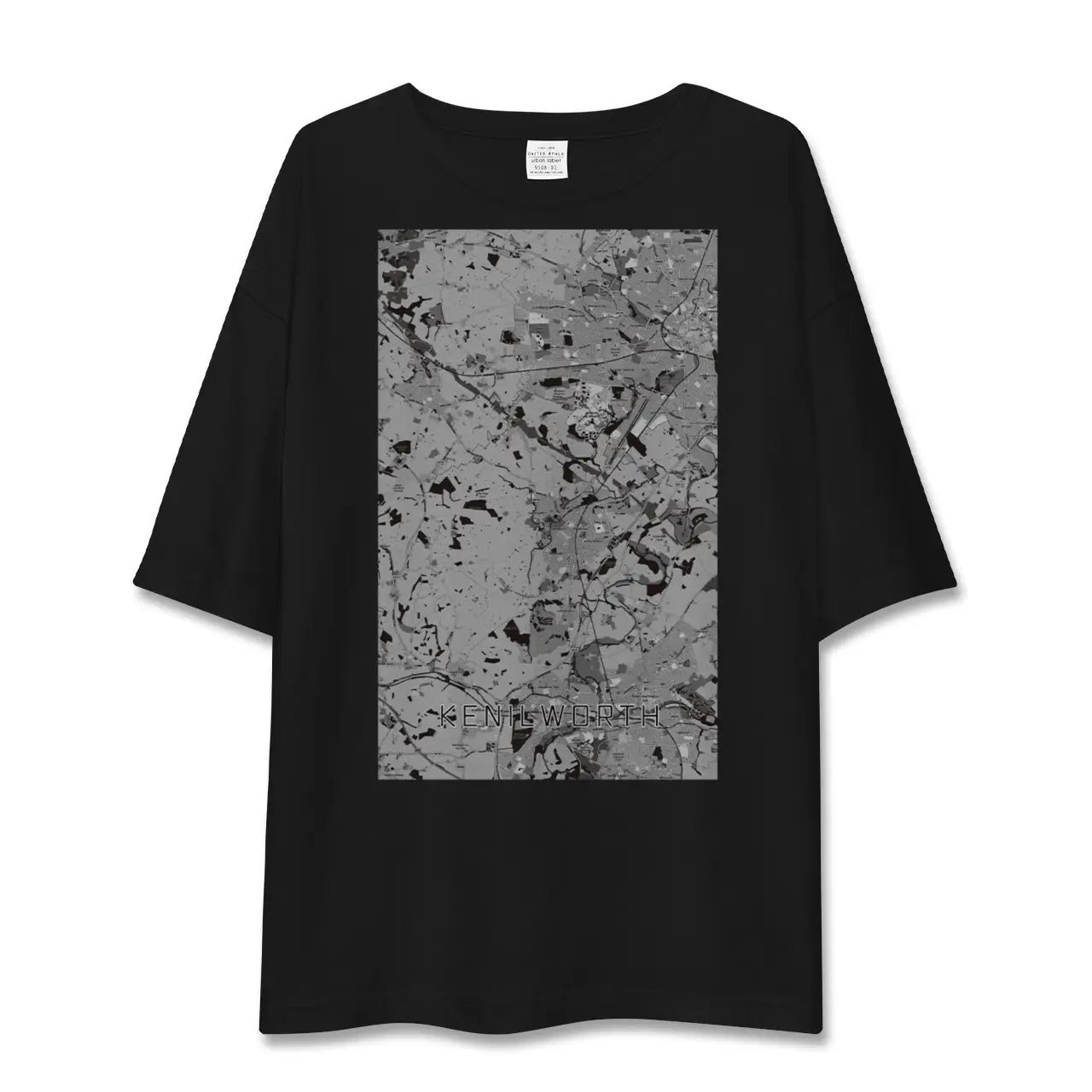【ケニルワース(イギリス)】地図柄ビッグシルエットTシャツ