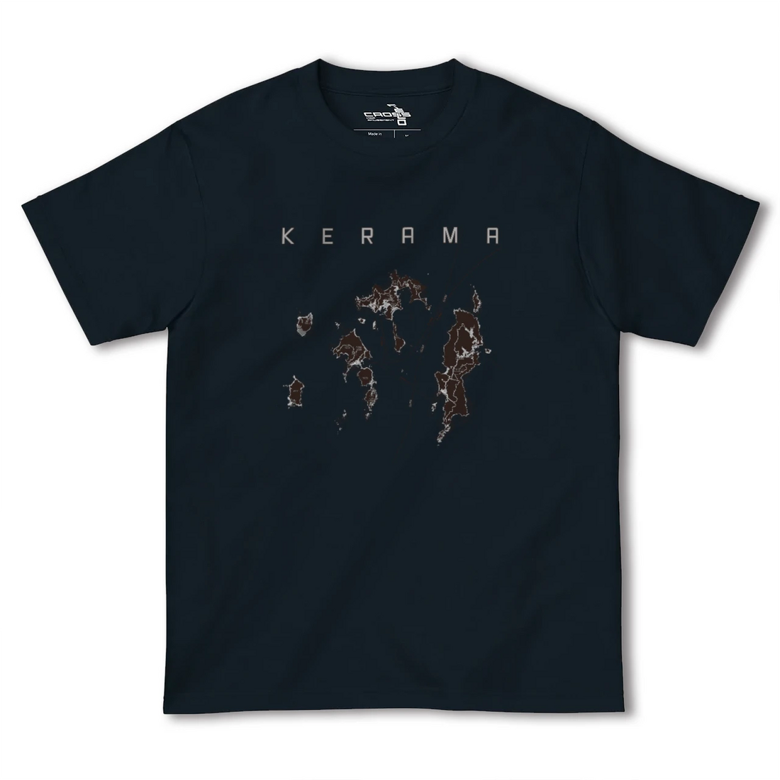【慶良間(沖縄県)】地図柄ヘビーウェイトTシャツ
